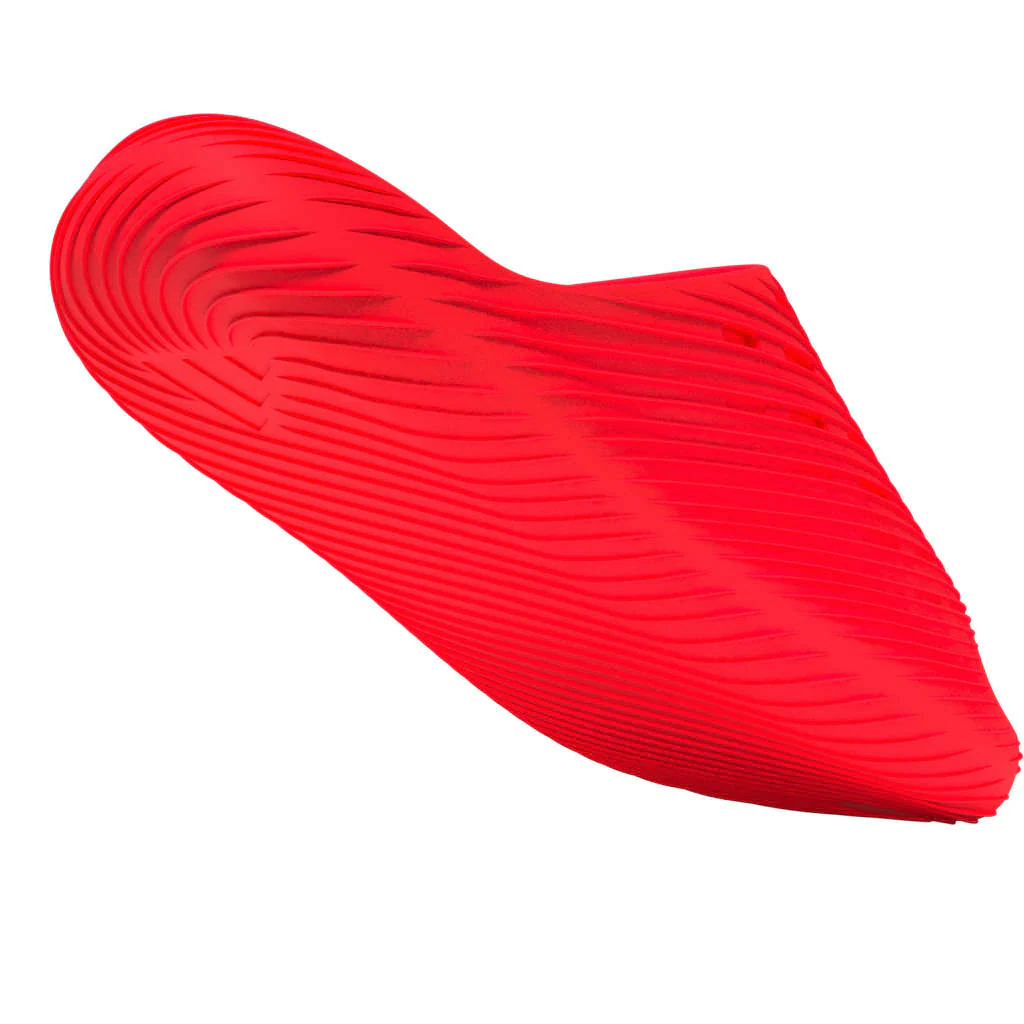 Adidas PURECHILL SLIDE LUCRED/MSILVE/MSILVE Style: KI0058 - Image 9