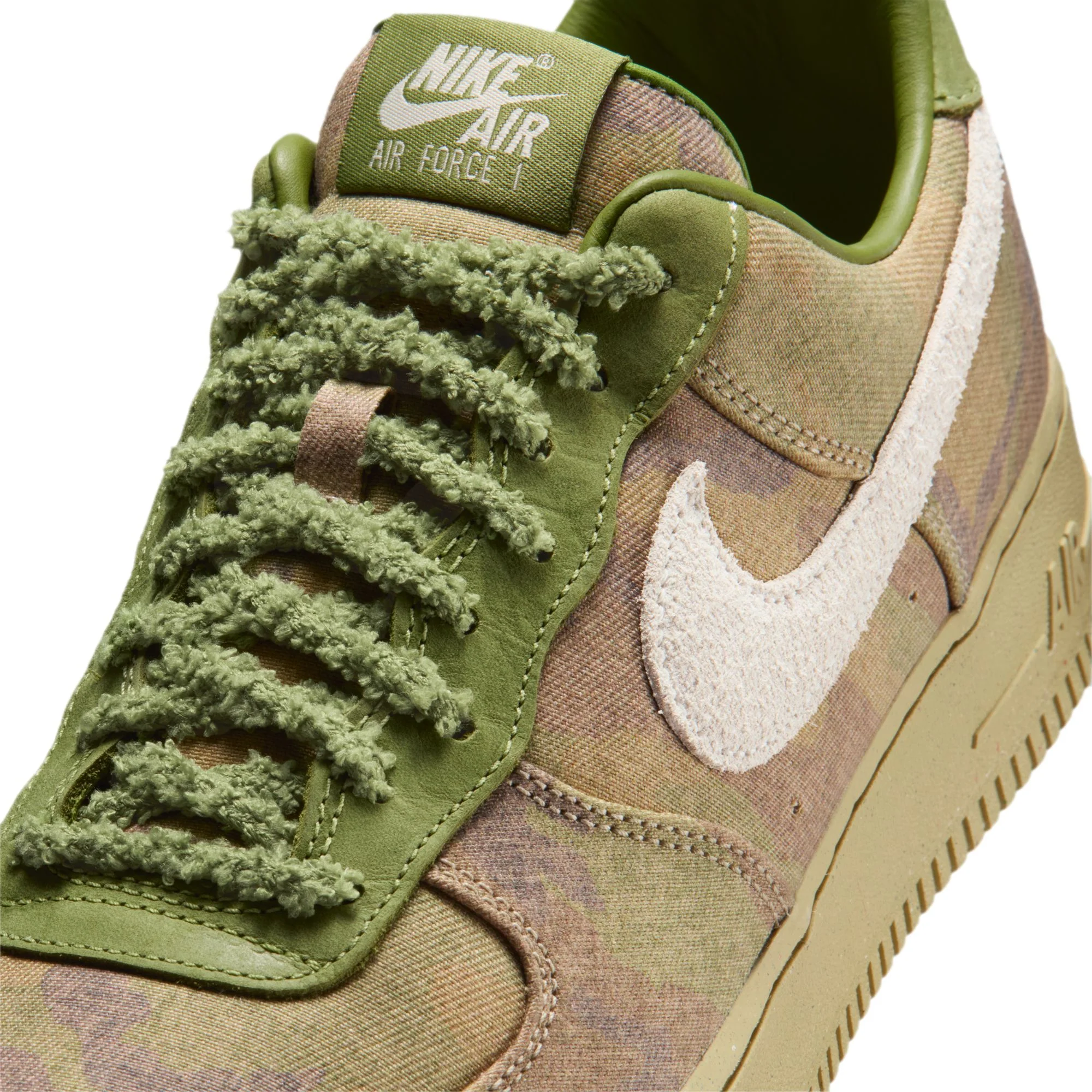 Air Force 1 Low Men's Shoes Color: Asparagus/wheat Grass-aluminum-phantom Style: IO5011-300 - Image 4