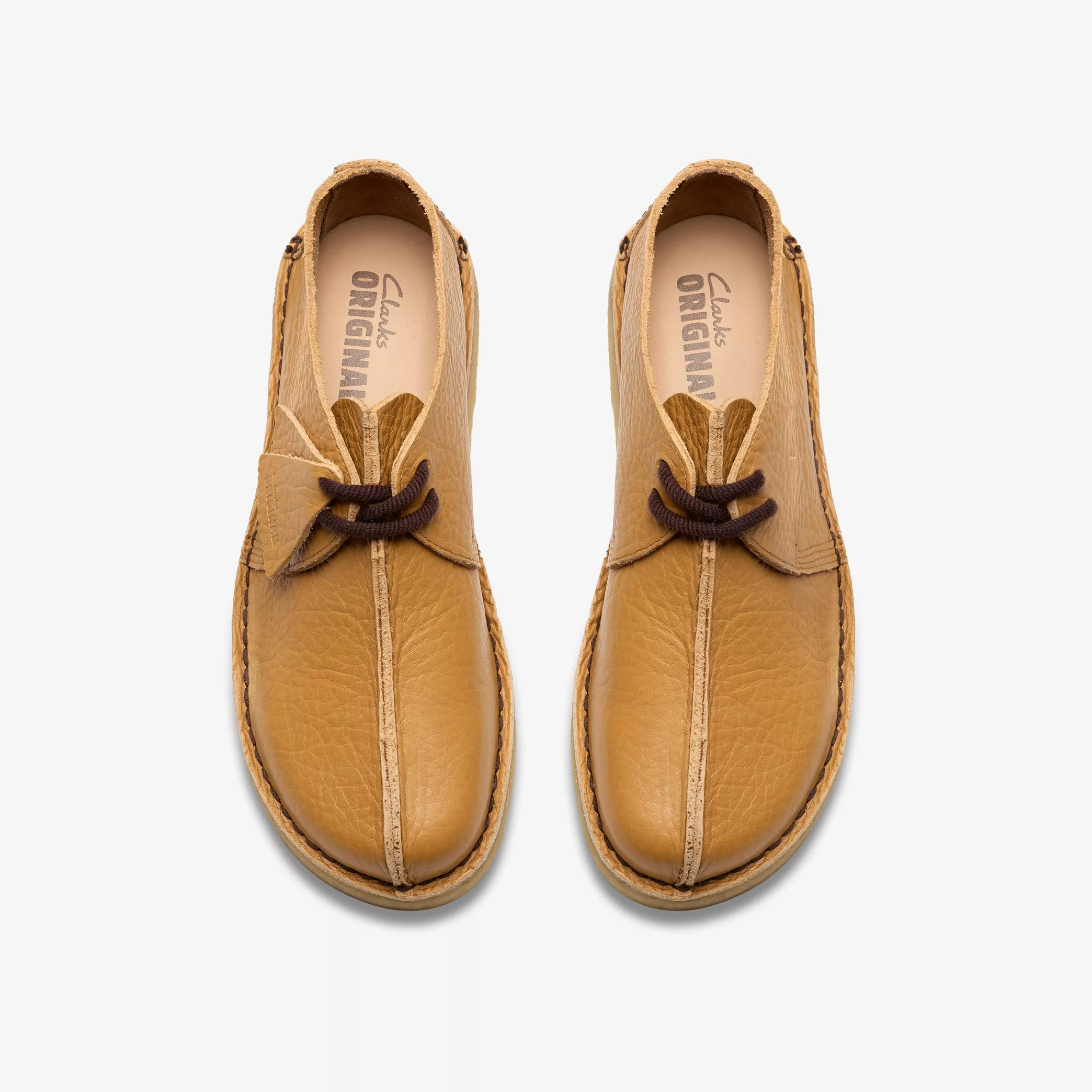 CLARK Desert Trek Curry Leather 26182780 - Image 7