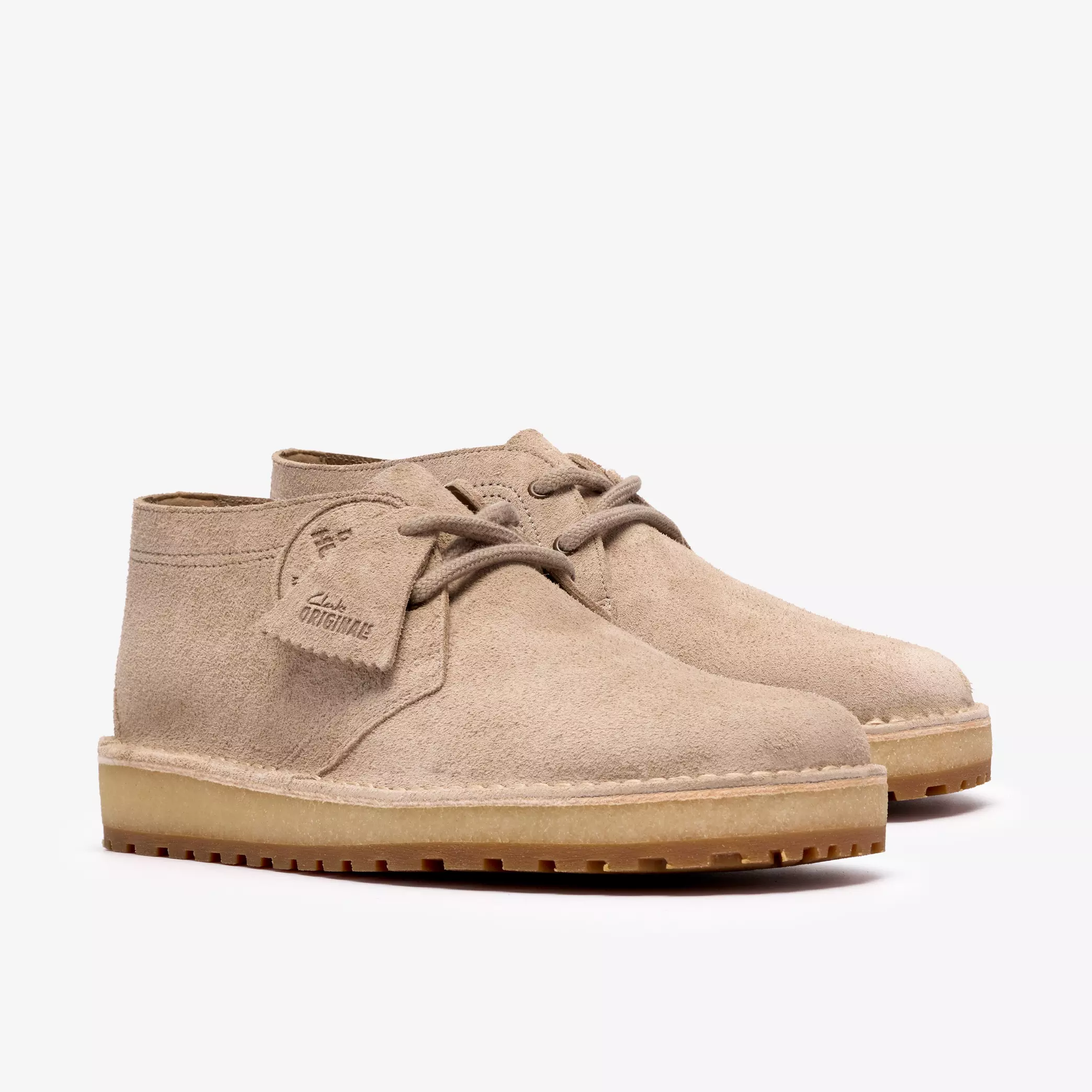 Clarks Desert Hunter Mens Shoes Color: Sand Suede Style: 26185680 - Image 2