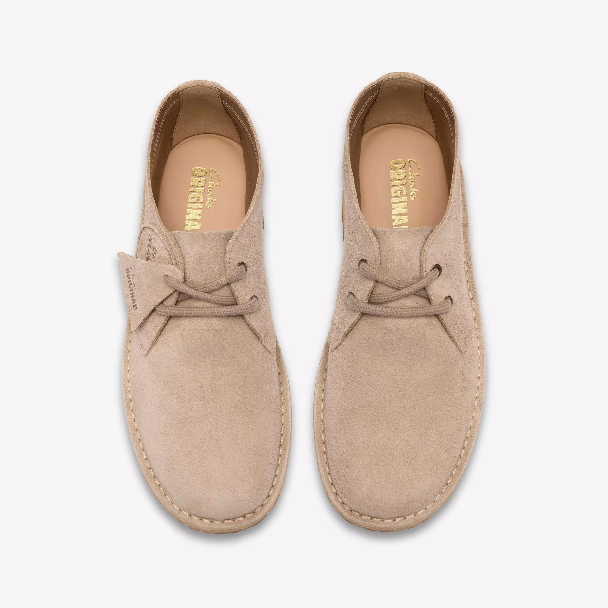 Clarks Desert Hunter Mens Shoes Color: Sand Suede Style: 26185680 - Image 8