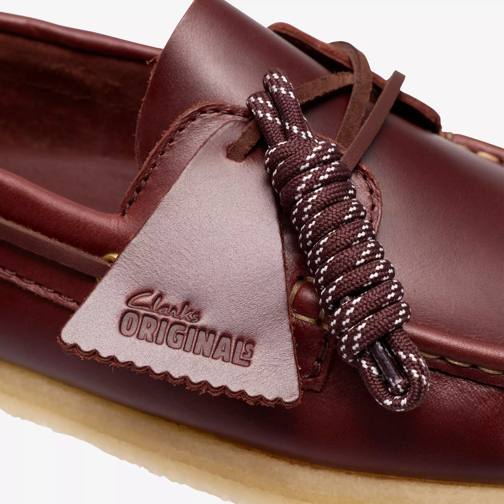 Clarks Godney Boat Mens Shoes Color: British Tan Leather Style: 26185687 - Image 5