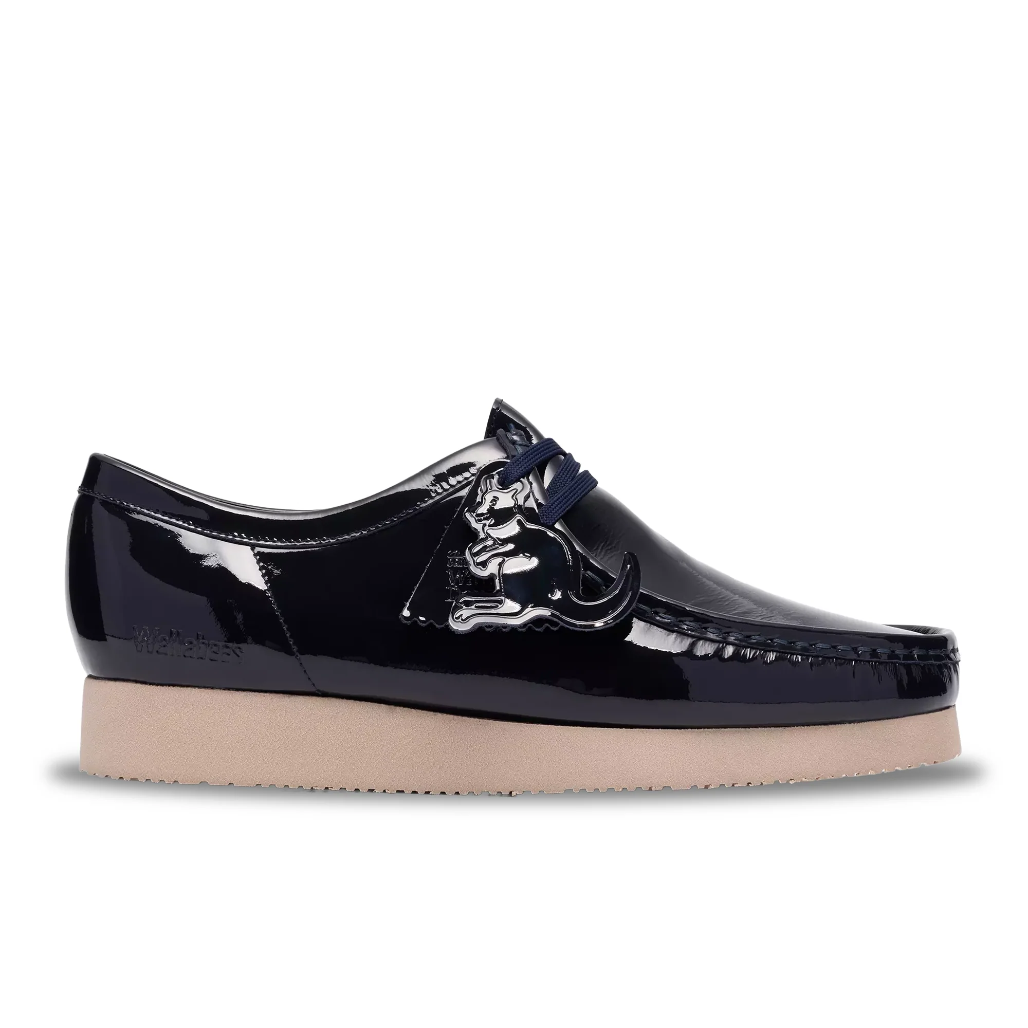 Clarks Wallabee 2604 Navy Patent Style: 26186520