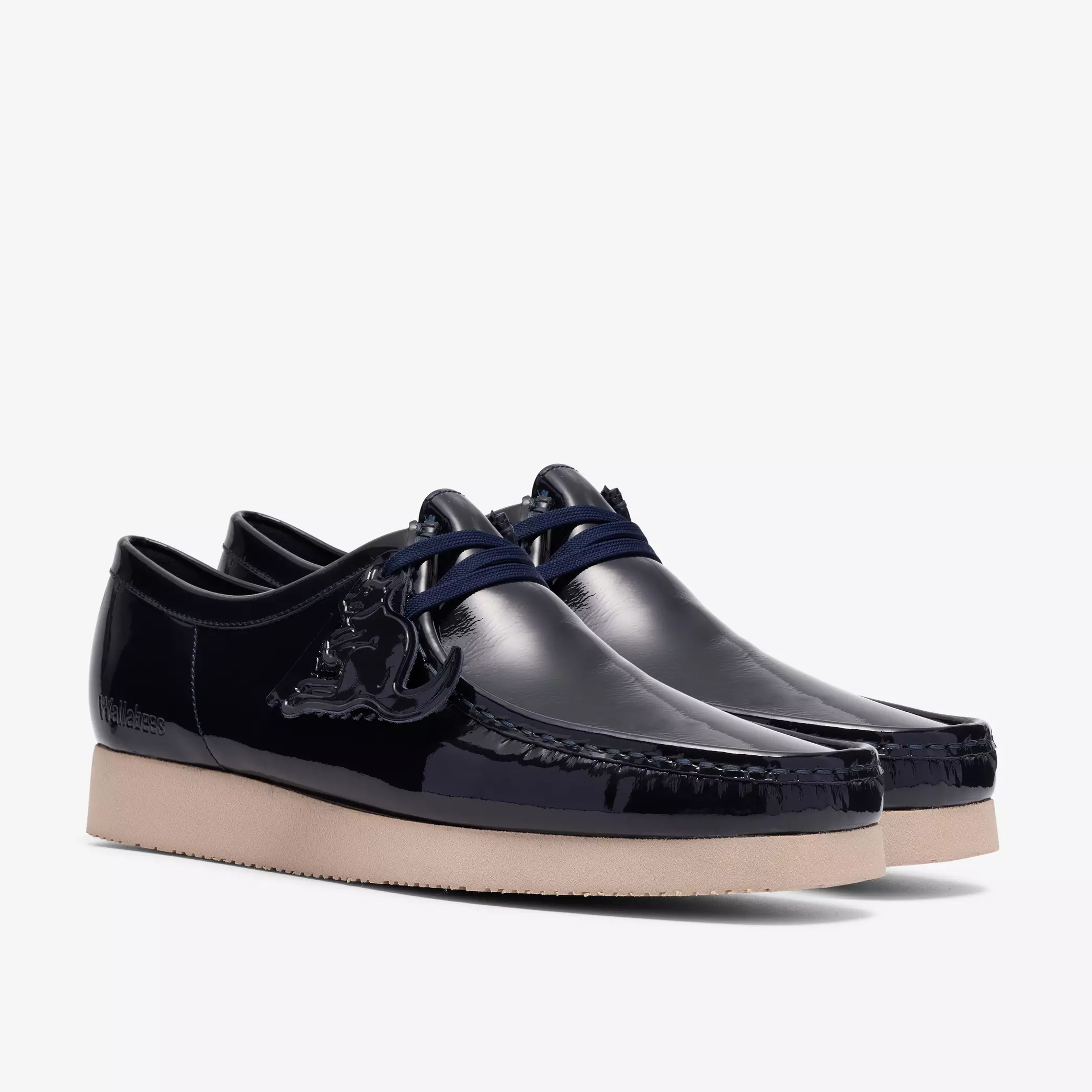 Clarks Wallabee 2604 Navy Patent Style: 26186520 - Image 2