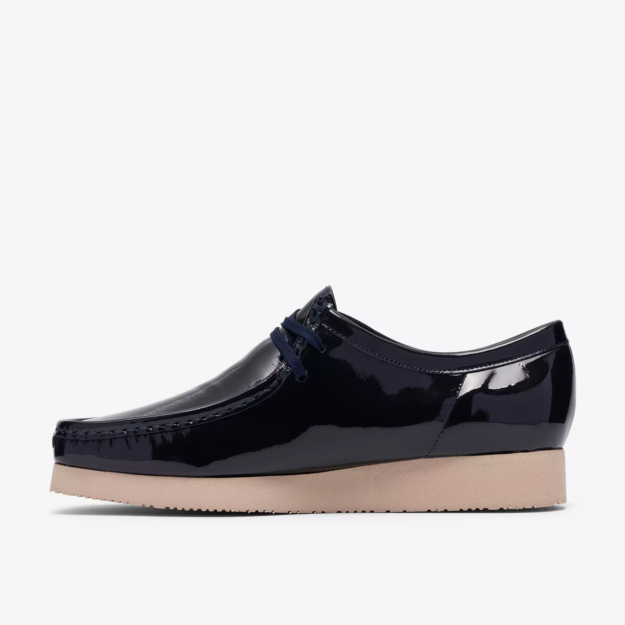 Clarks Wallabee 2604 Navy Patent Style: 26186520 - Image 4