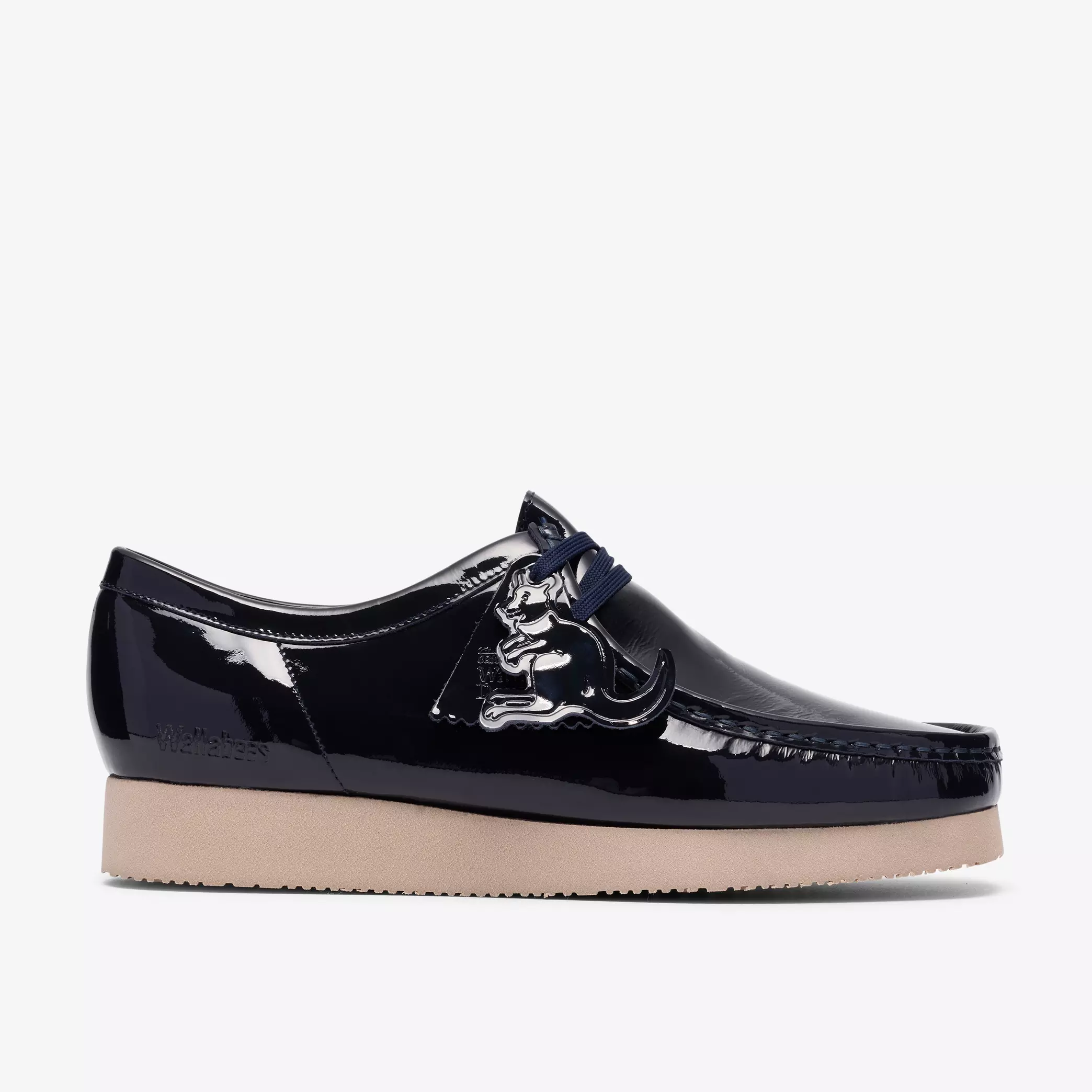 Clarks Wallabee 2604 Navy Patent Style: 26186520 - Image 7