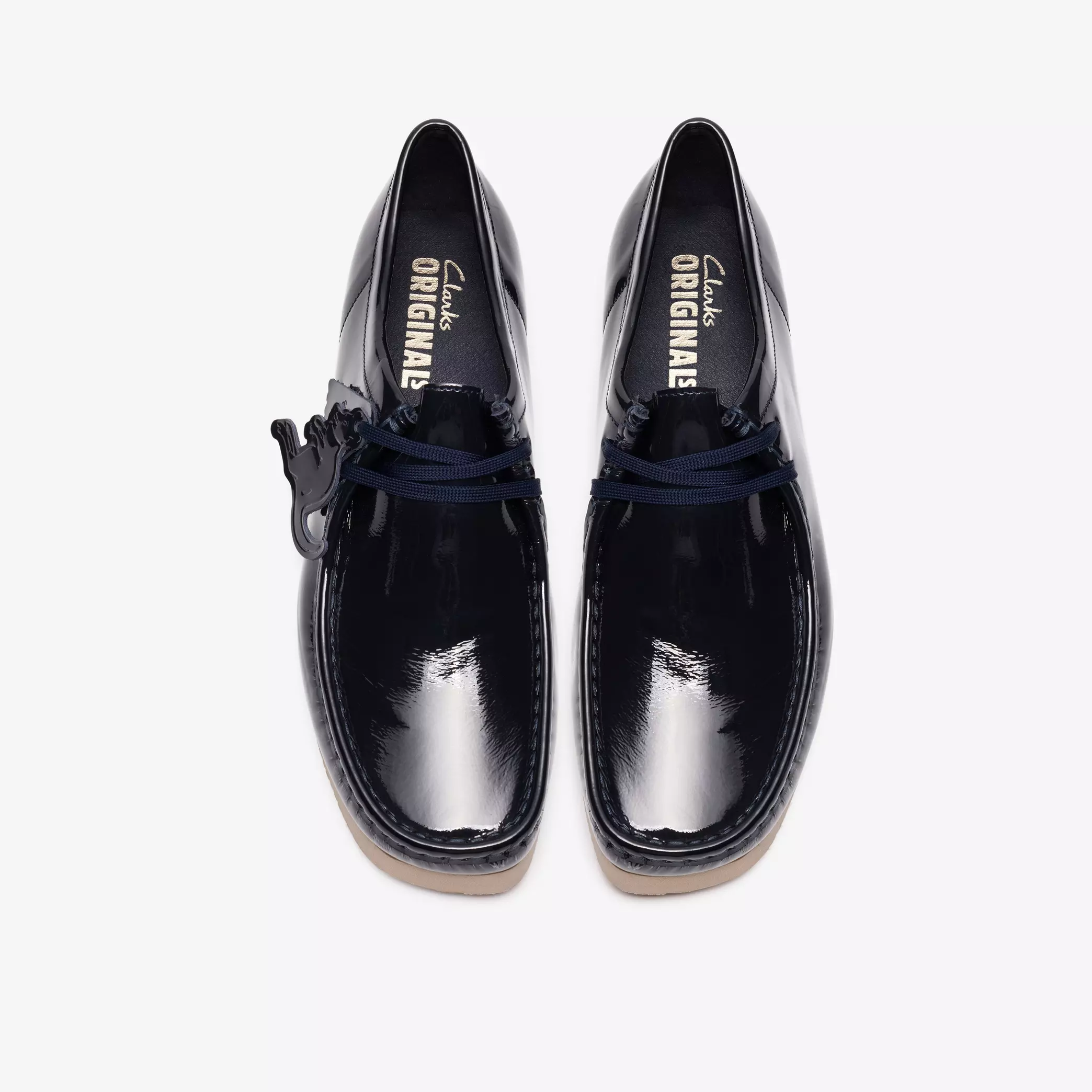 Clarks Wallabee 2604 Navy Patent Style: 26186520 - Image 8