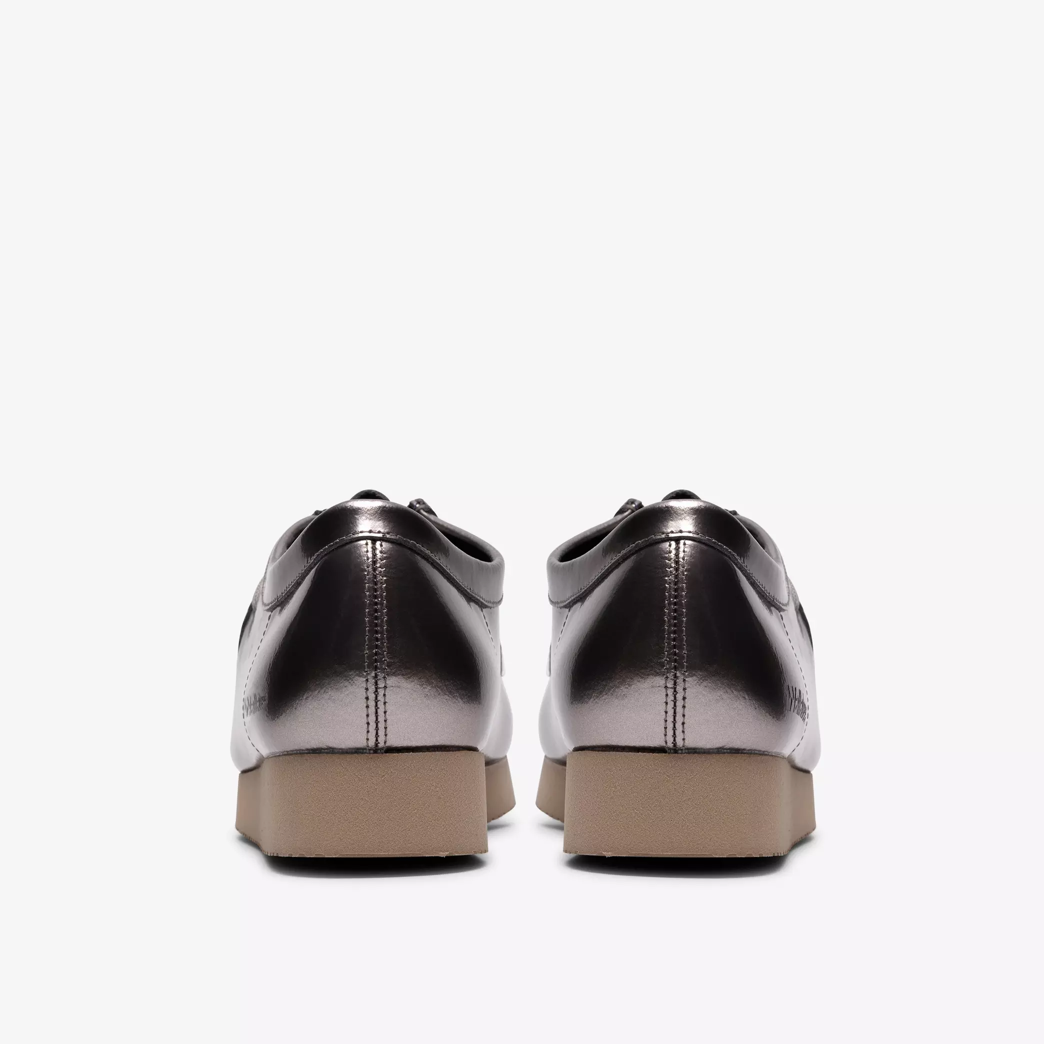 Clarks Wallabee 2604 Silver Patent Style: 26186501 - Image 9