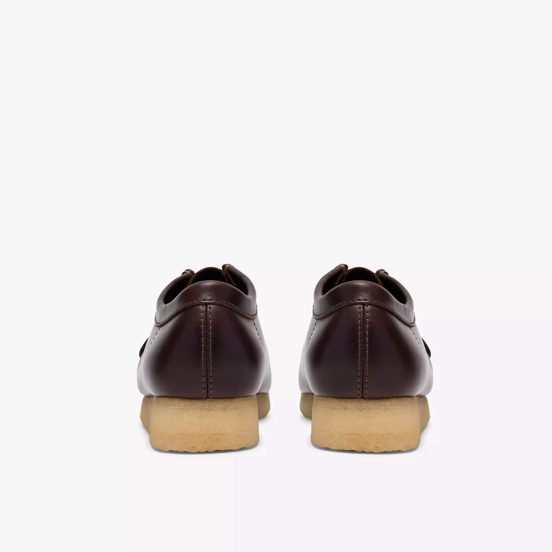 Clarks Wallabee Mens Shoes Color: Dark Brown Leather Style: 26186567 - Image 3