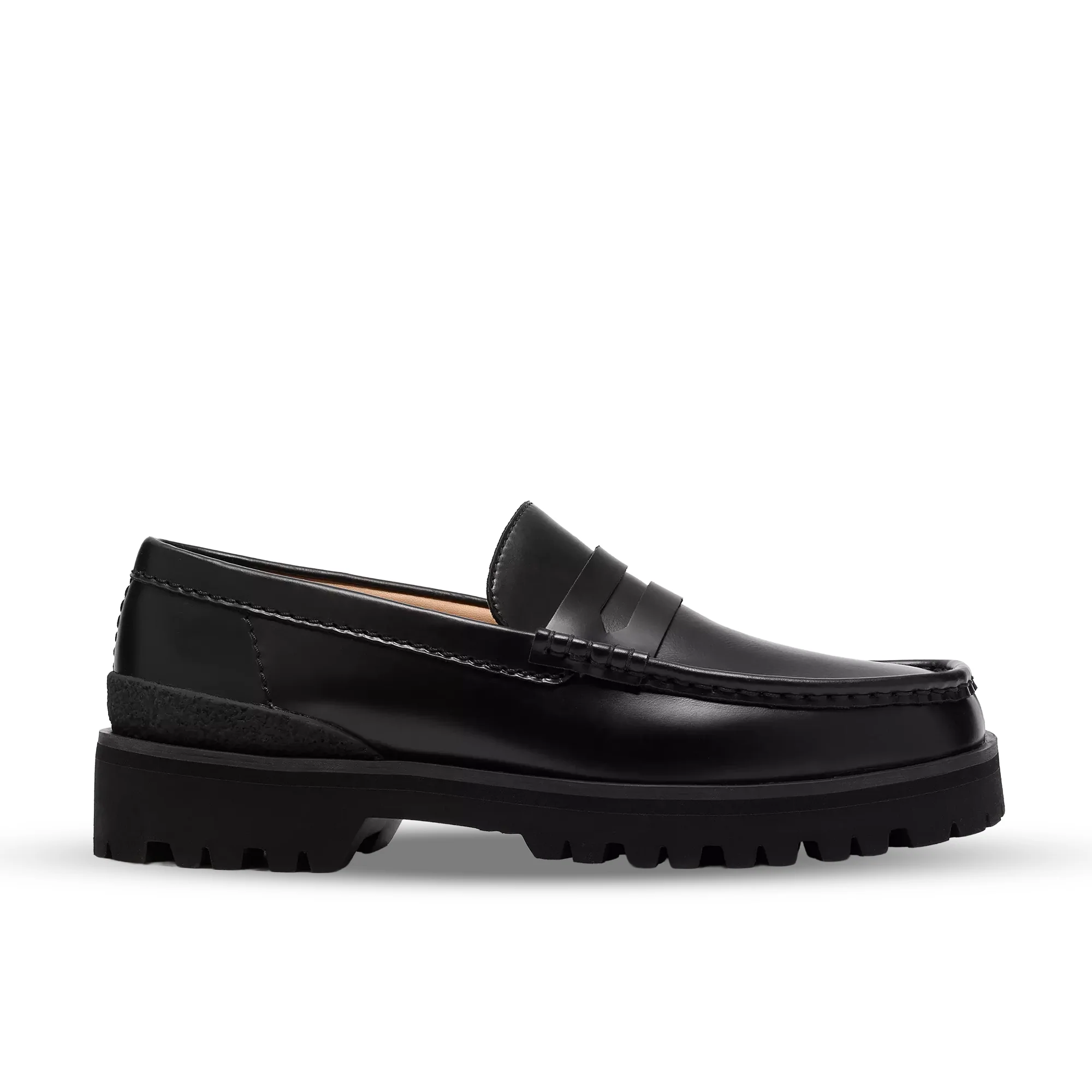 Clarks Yukoner Penny Mens Shoes Color: Black Leather Style: 26185705