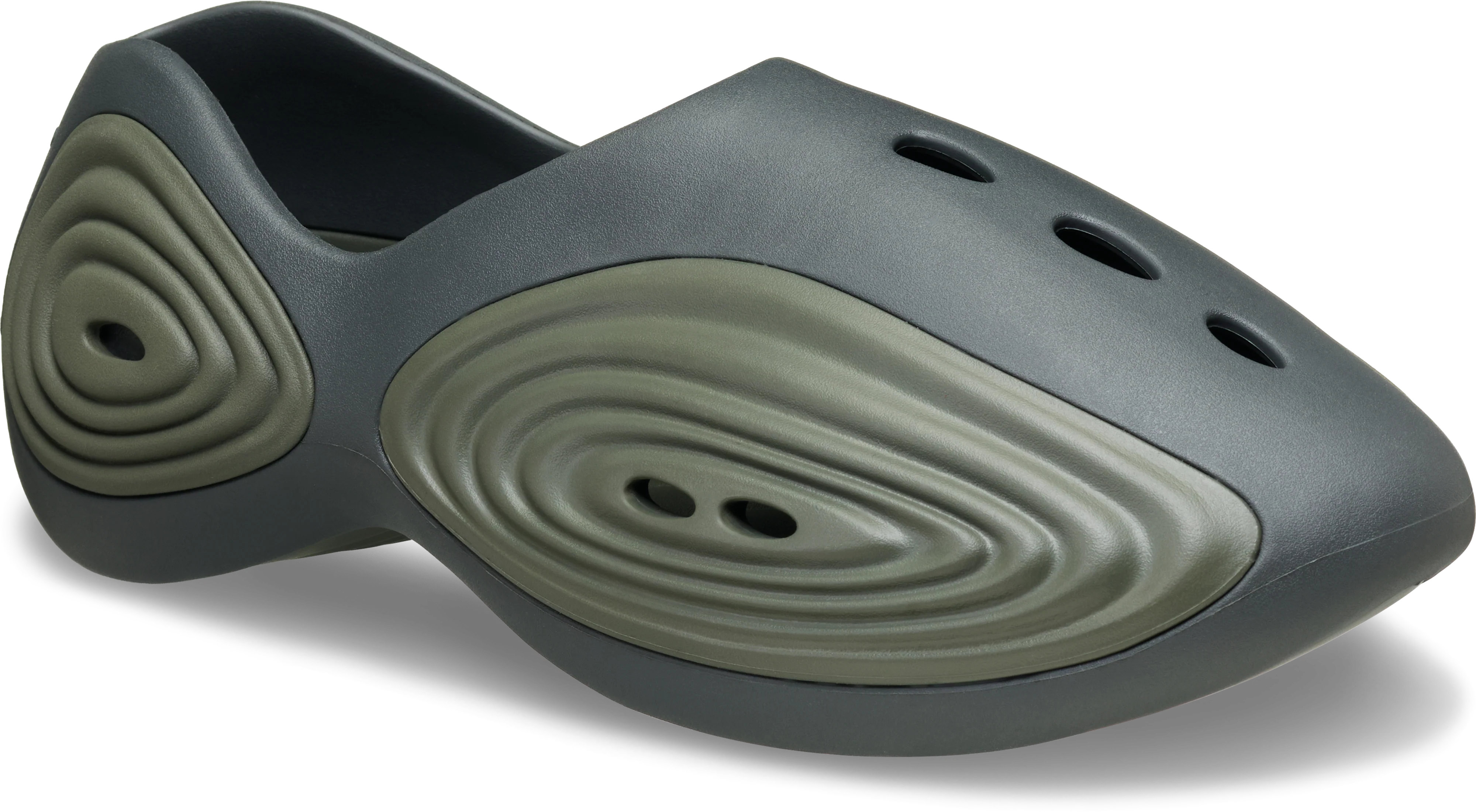 Crocs Ripple Gpt/DOI Color: Graphite/Dusty Olive Style: 214154-1GO - Image 2