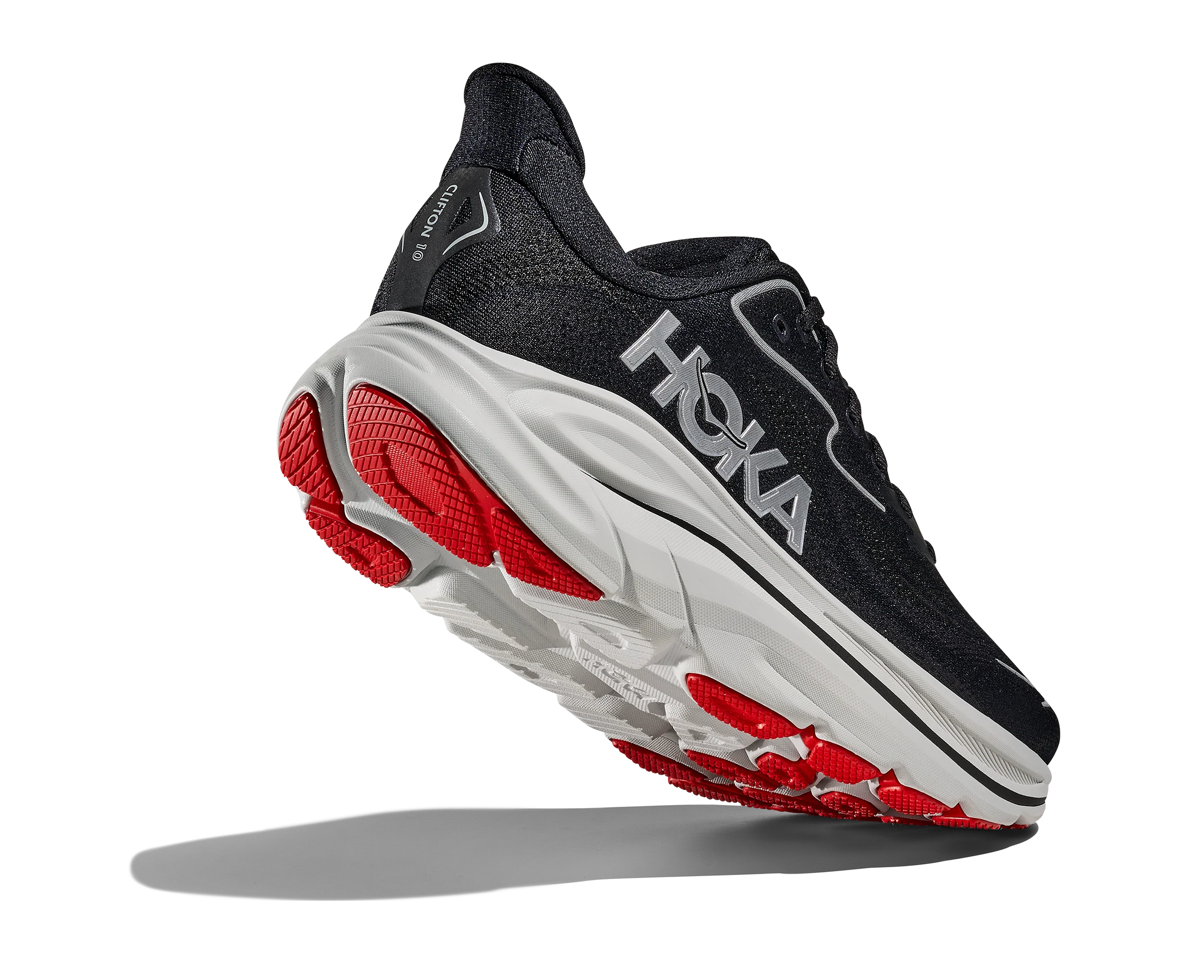 HOKA Clifton 10 black / silver 1162030-BKSV - Image 2