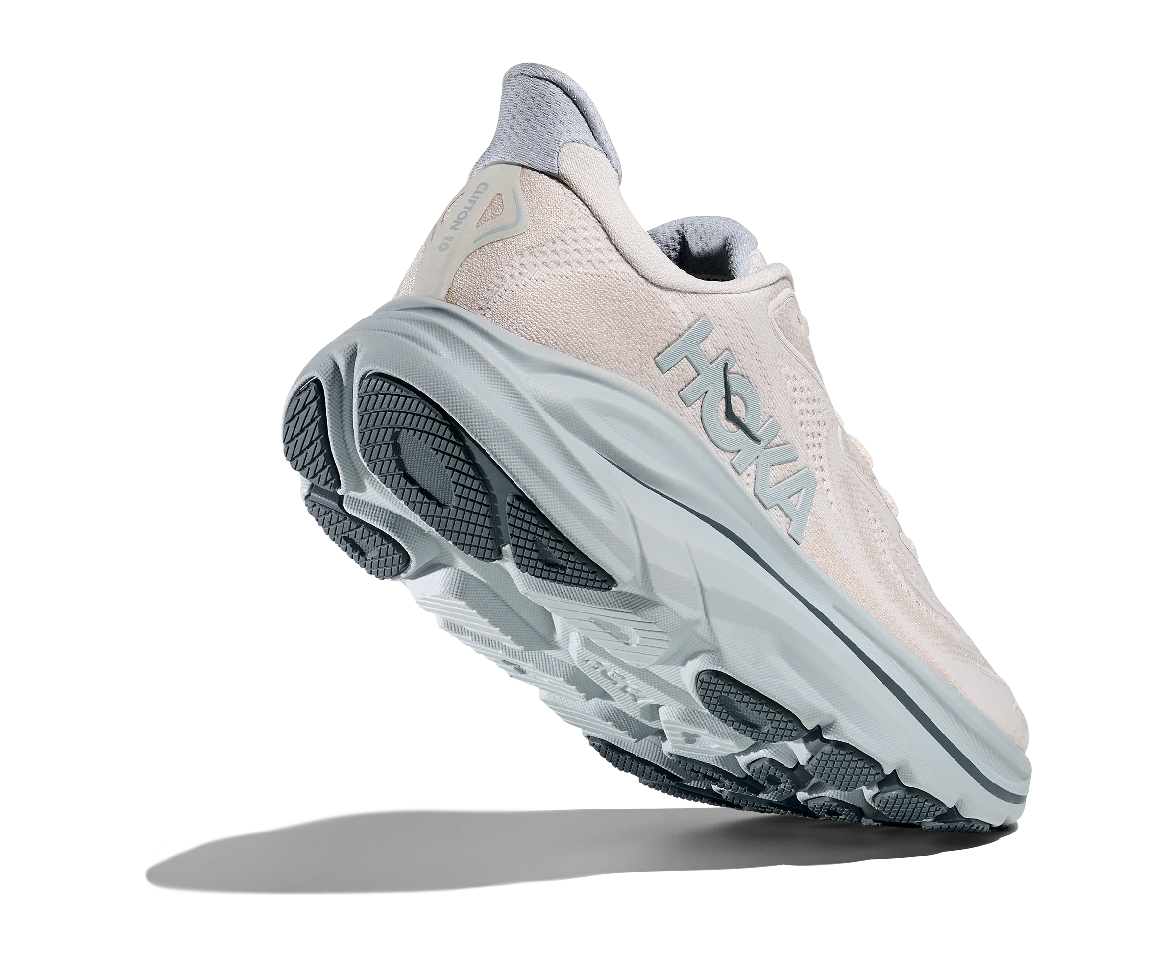 HOKA Clifton 10 Womens grout / mineral blue 1162031-GRTM - Image 9