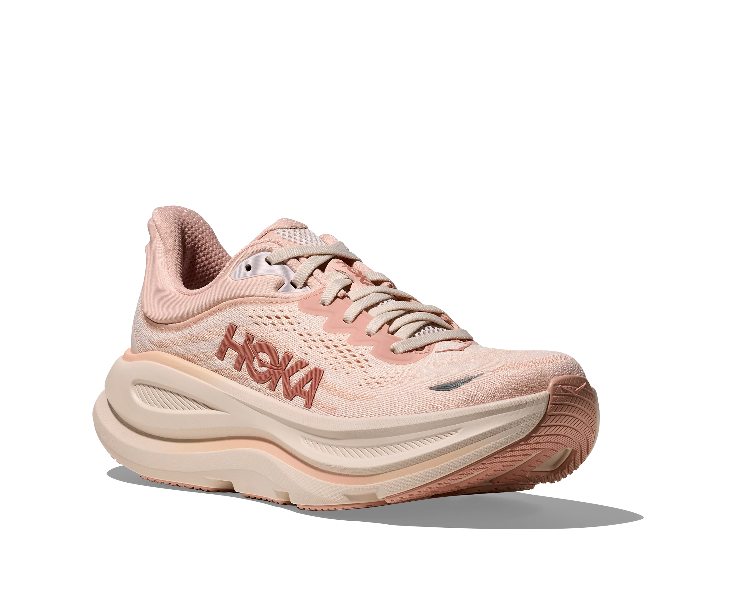 HOKA Women's BONDI 9 ROSE LATTE / ROSE CREAM 1162012-RLTT - Image 5