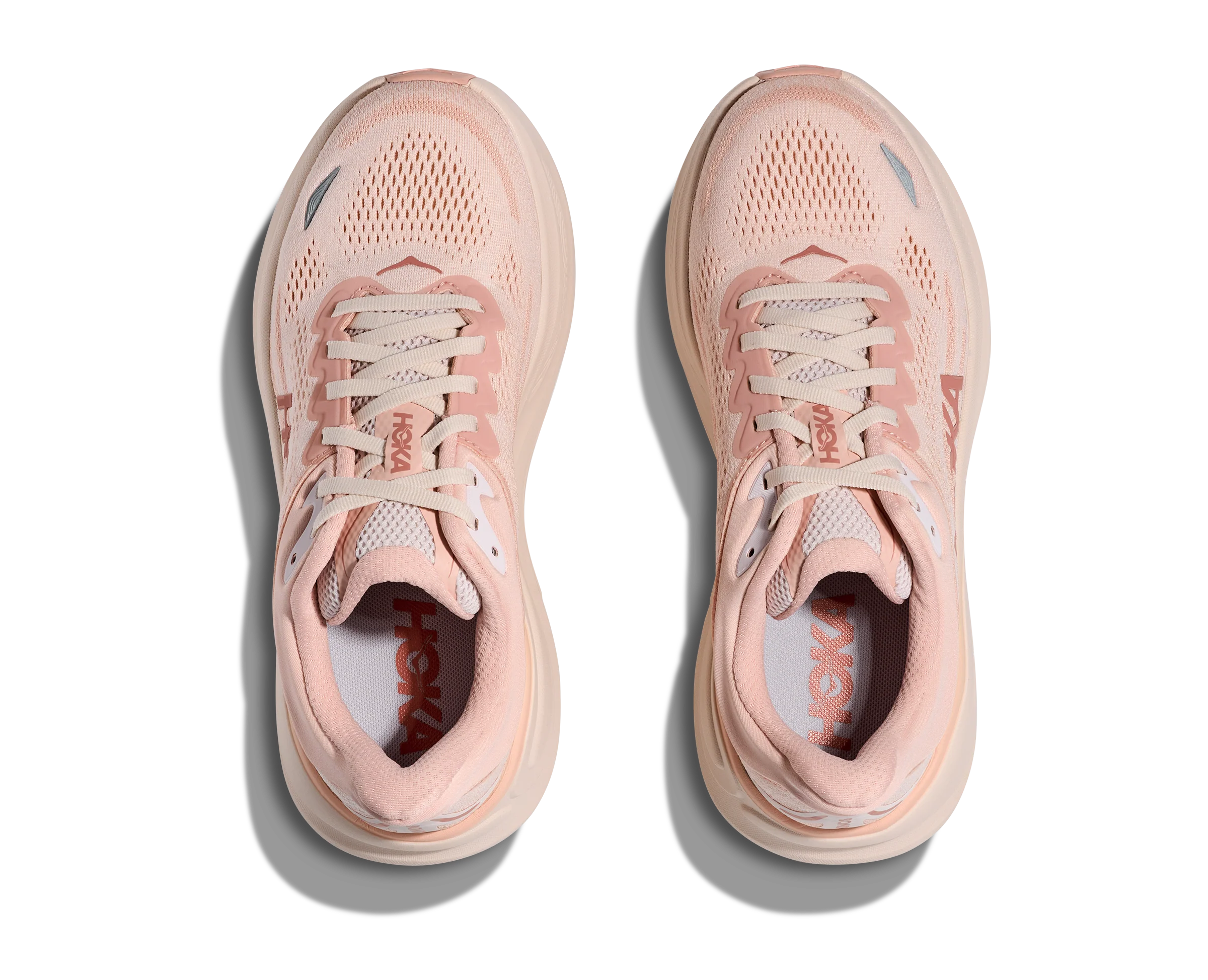 HOKA Women's BONDI 9 ROSE LATTE / ROSE CREAM 1162012-RLTT - Image 8