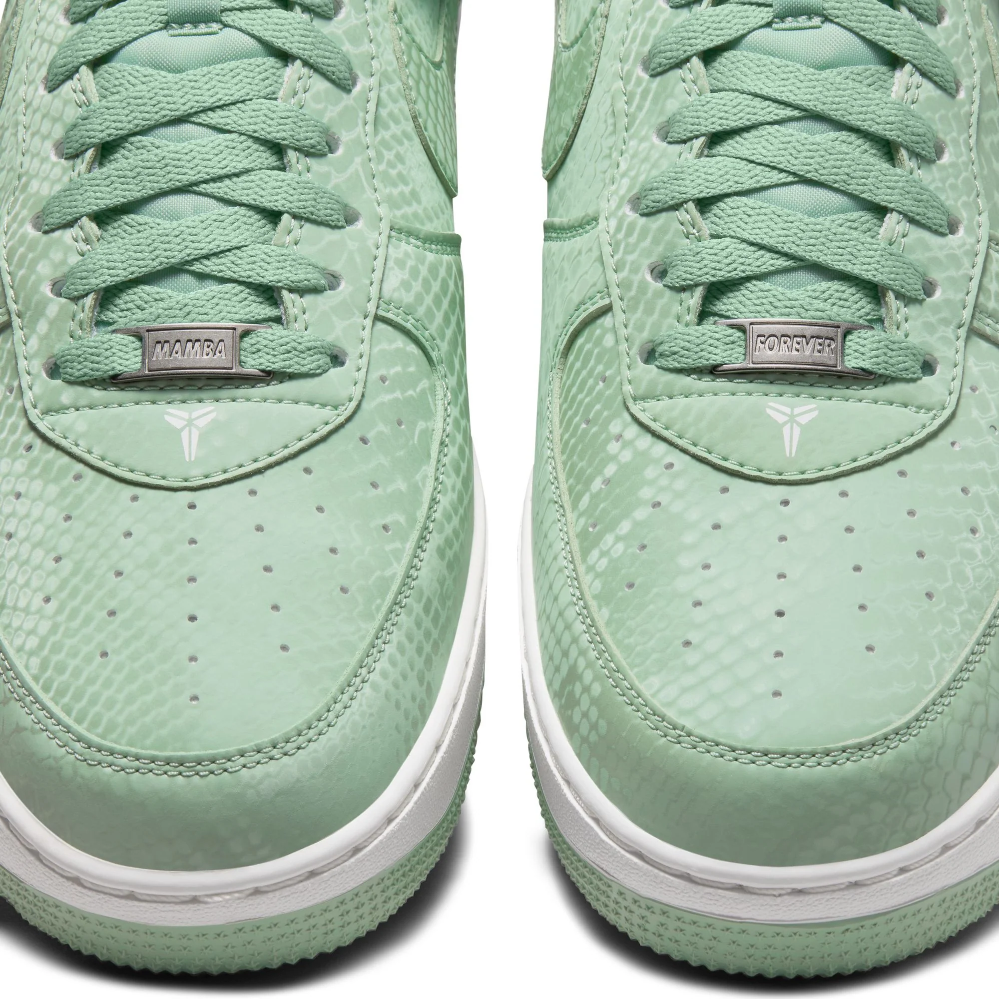 Kobe Air Force 1 Low Men's Shoes Color: Steam/summit White Style: IB0018-005 - Image 10