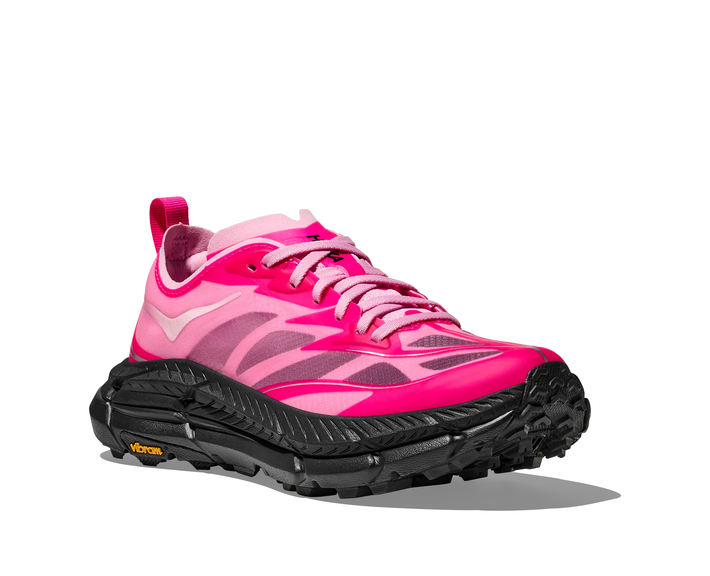 Hoka Mafate Speed 4 Lite Mens Shoes Color: Neon Dragonfruit/Black Style: 1168450-NDRG - Image 4