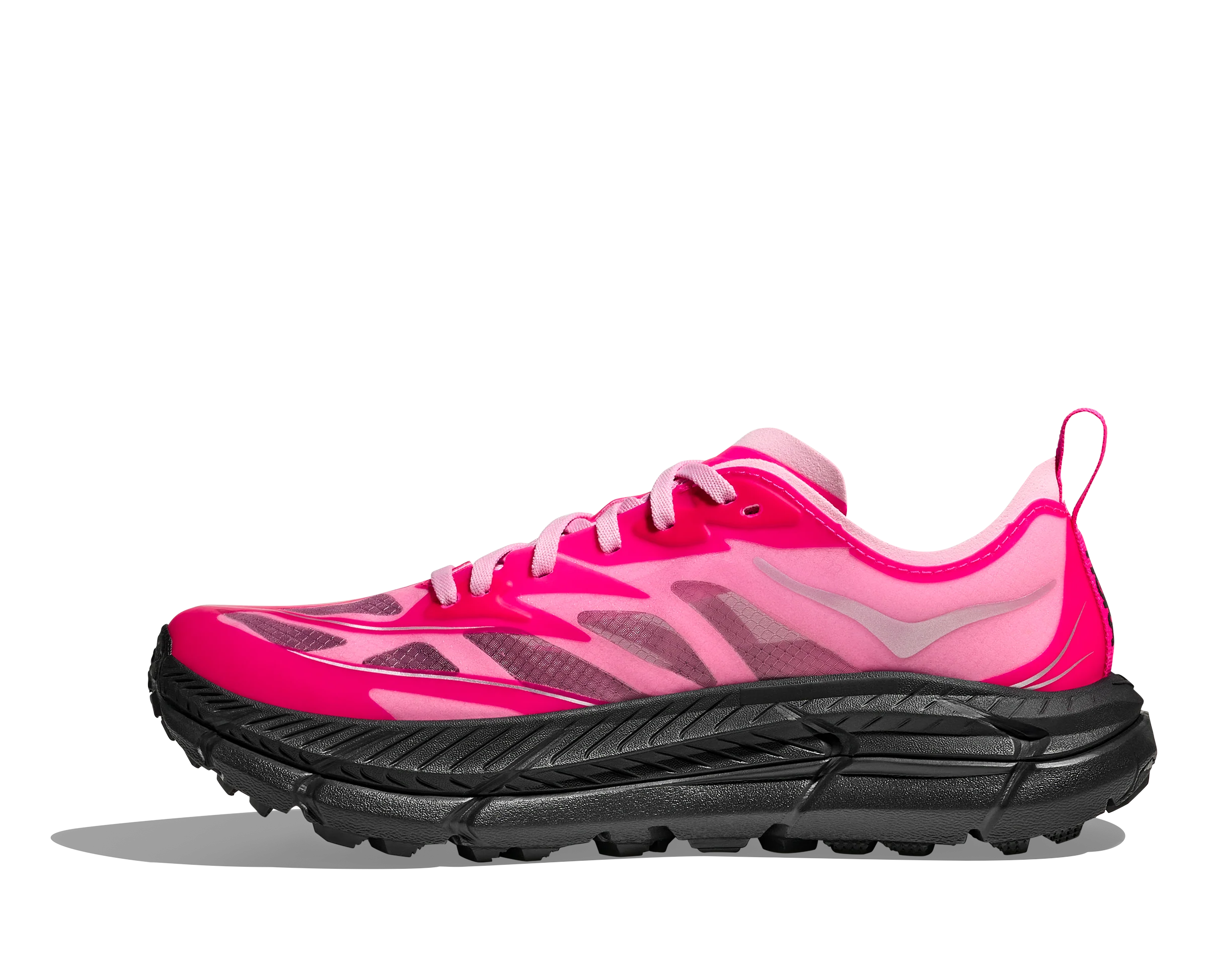 Hoka Mafate Speed 4 Lite Mens Shoes Color: Neon Dragonfruit/Black Style: 1168450-NDRG - Image 6
