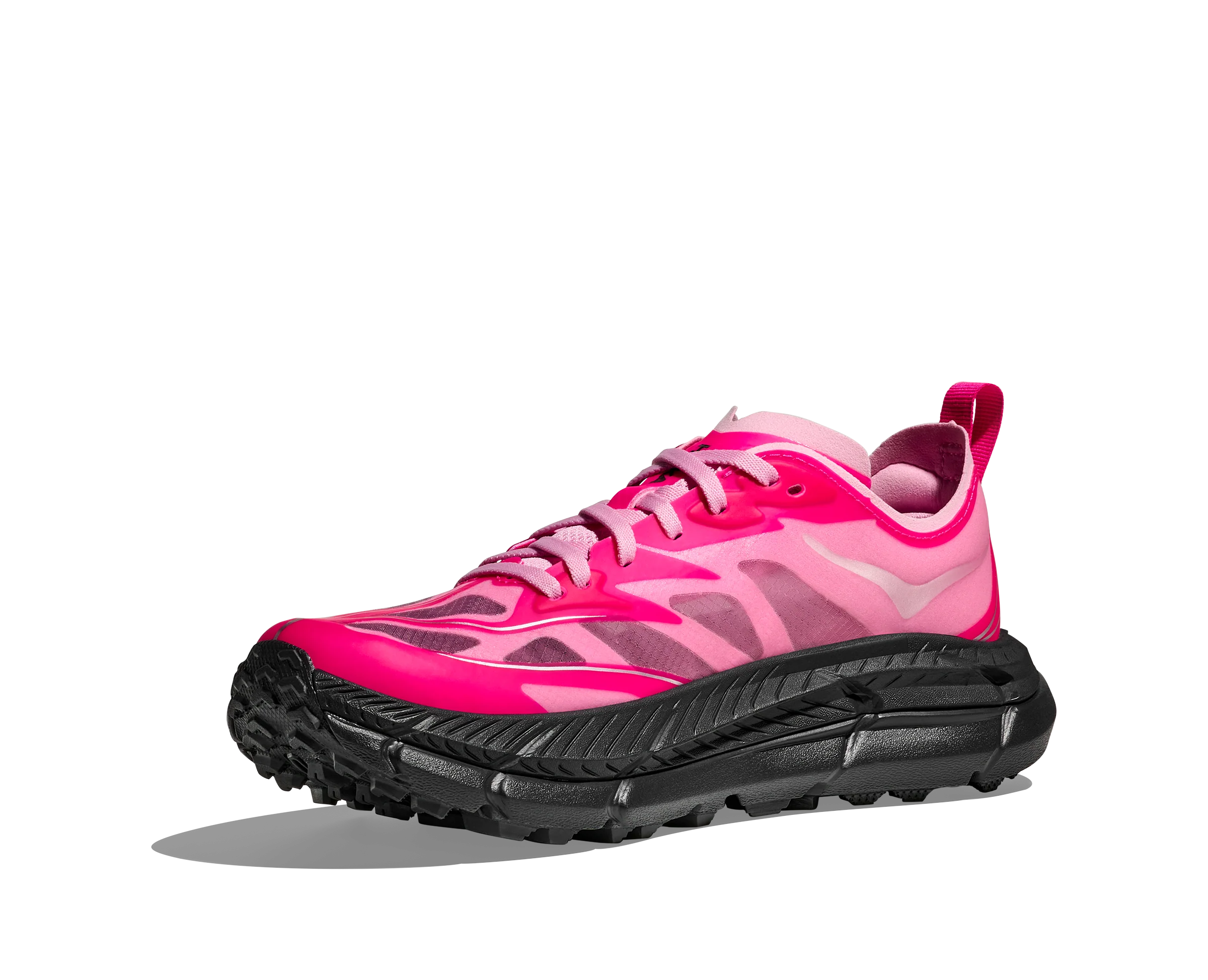 Hoka Mafate Speed 4 Lite Mens Shoes Color: Neon Dragonfruit/Black Style: 1168450-NDRG - Image 8