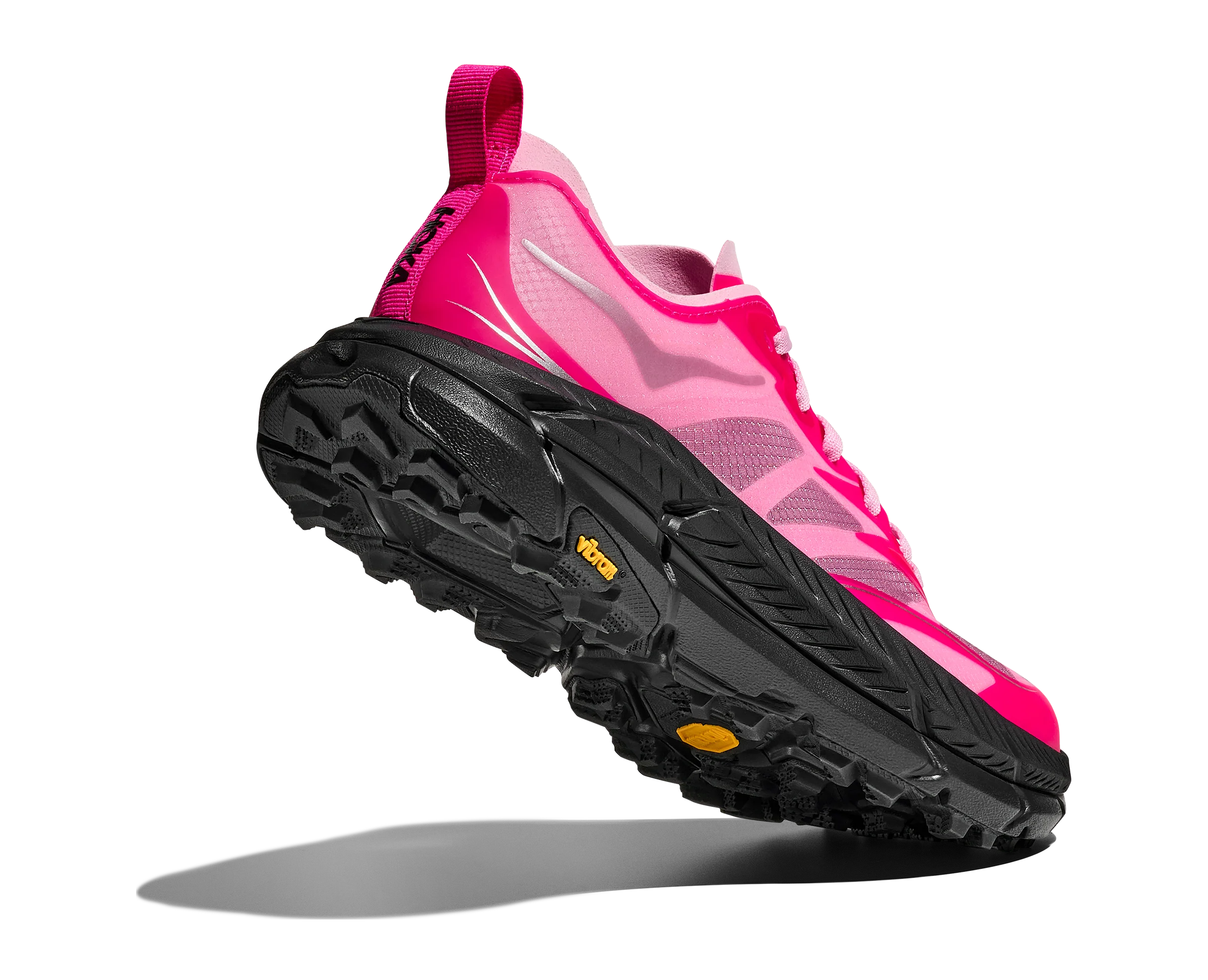 Hoka Mafate Speed 4 Lite Mens Shoes Color: Neon Dragonfruit/Black Style: 1168450-NDRG - Image 9