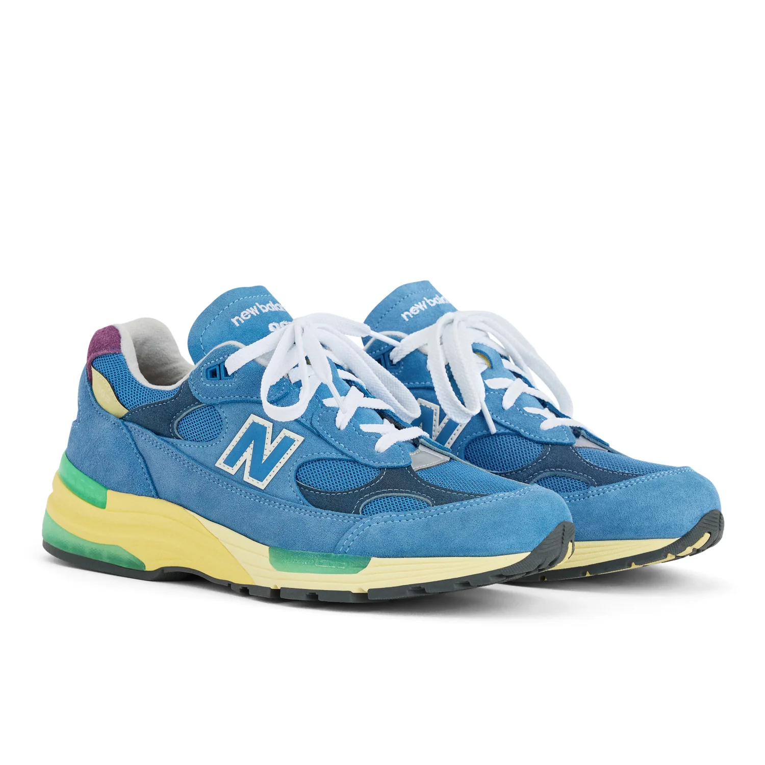 New Balance U9929NF MiUSA Sea Stone Green Apple Style: U9929NF - Image 2
