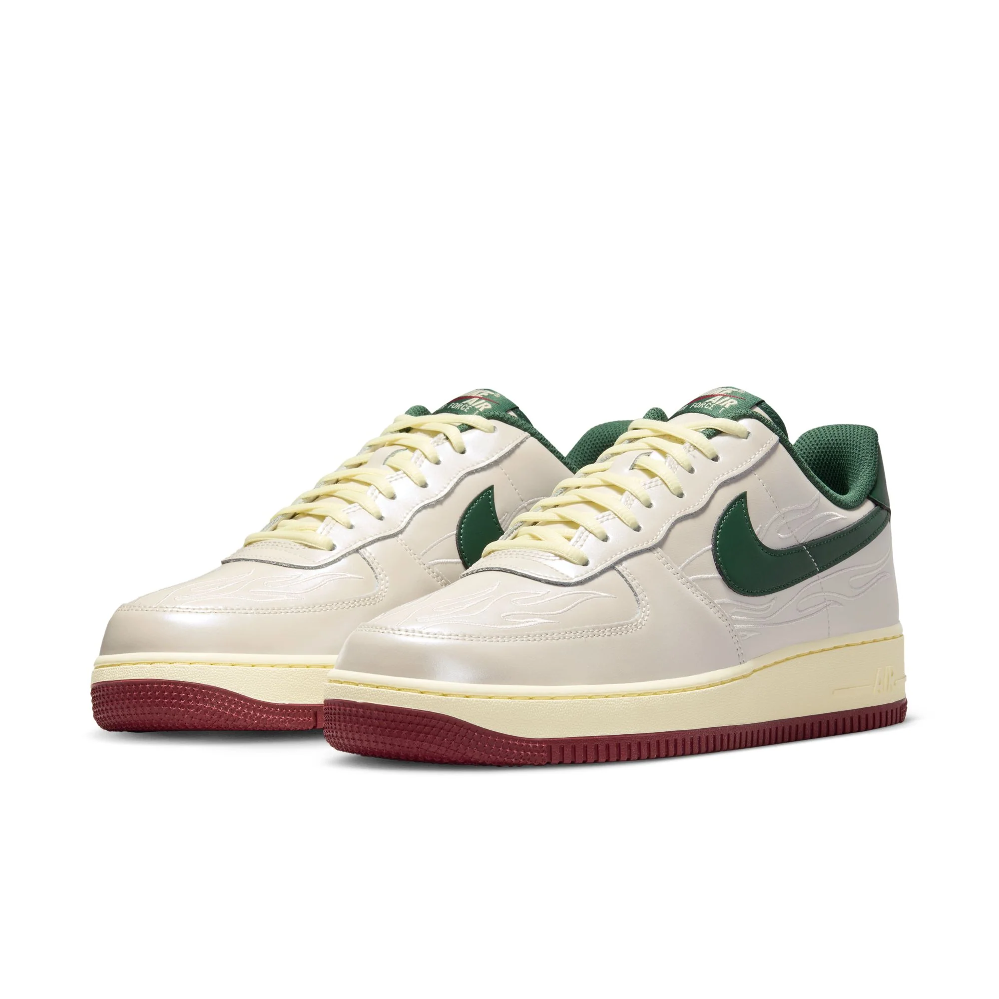Nike Air Force 1 '07 LV8 Color: PHANTOM/FIR-ALABASTER-TEAM RED Style: IR5896-030 - Image 7