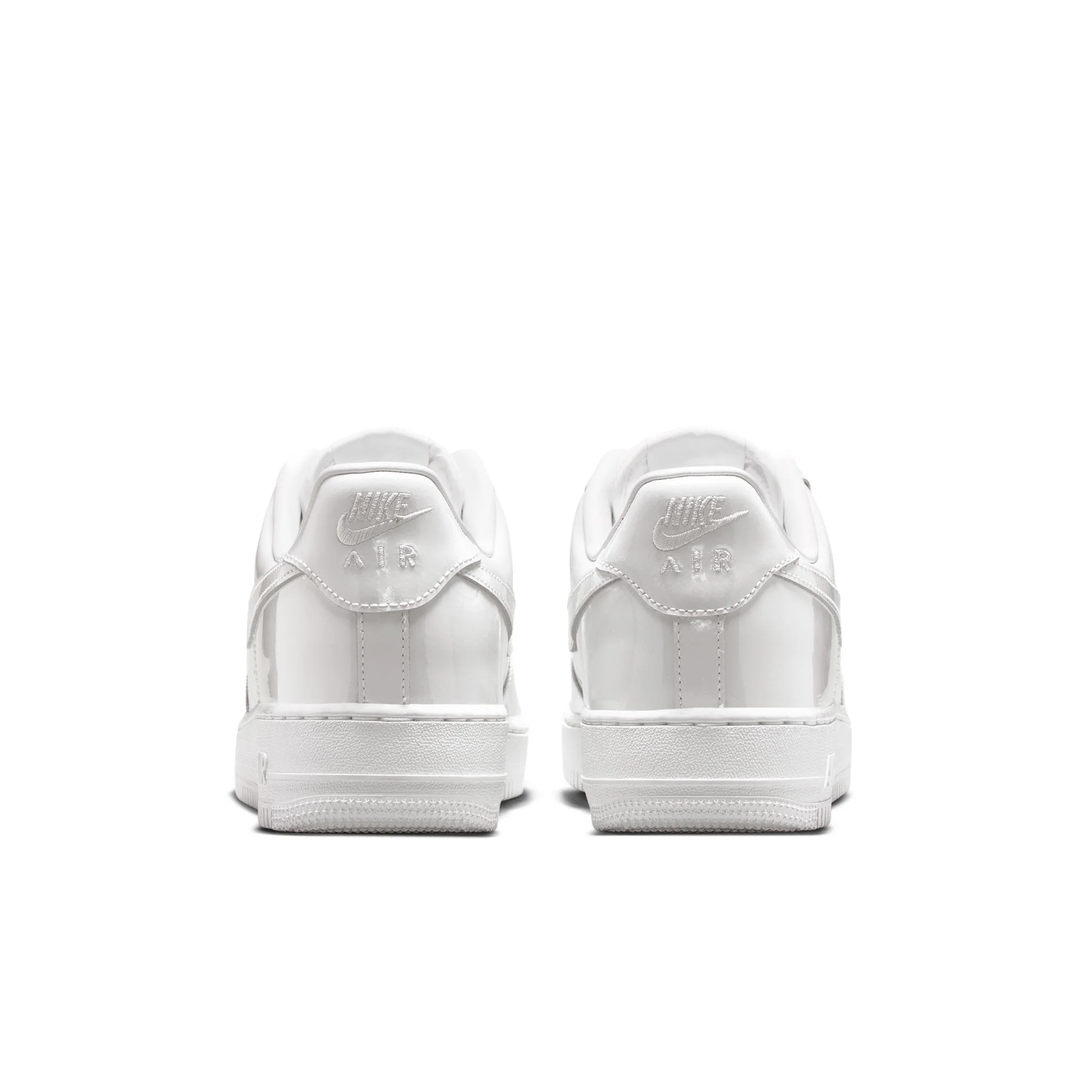 Nike Air Force 1 '07 Premium "Patent Leather" Color: WHITE/WHITE Style: IV2857-100 - Image 8