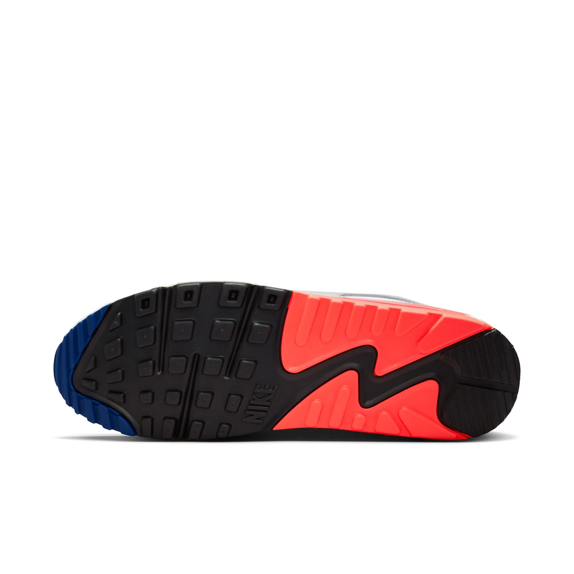 Nike Air Max 90 Color: LT BASE GREY/SPORT ROYAL-COCONUT MILK Style: IU0767-001 - Image 5