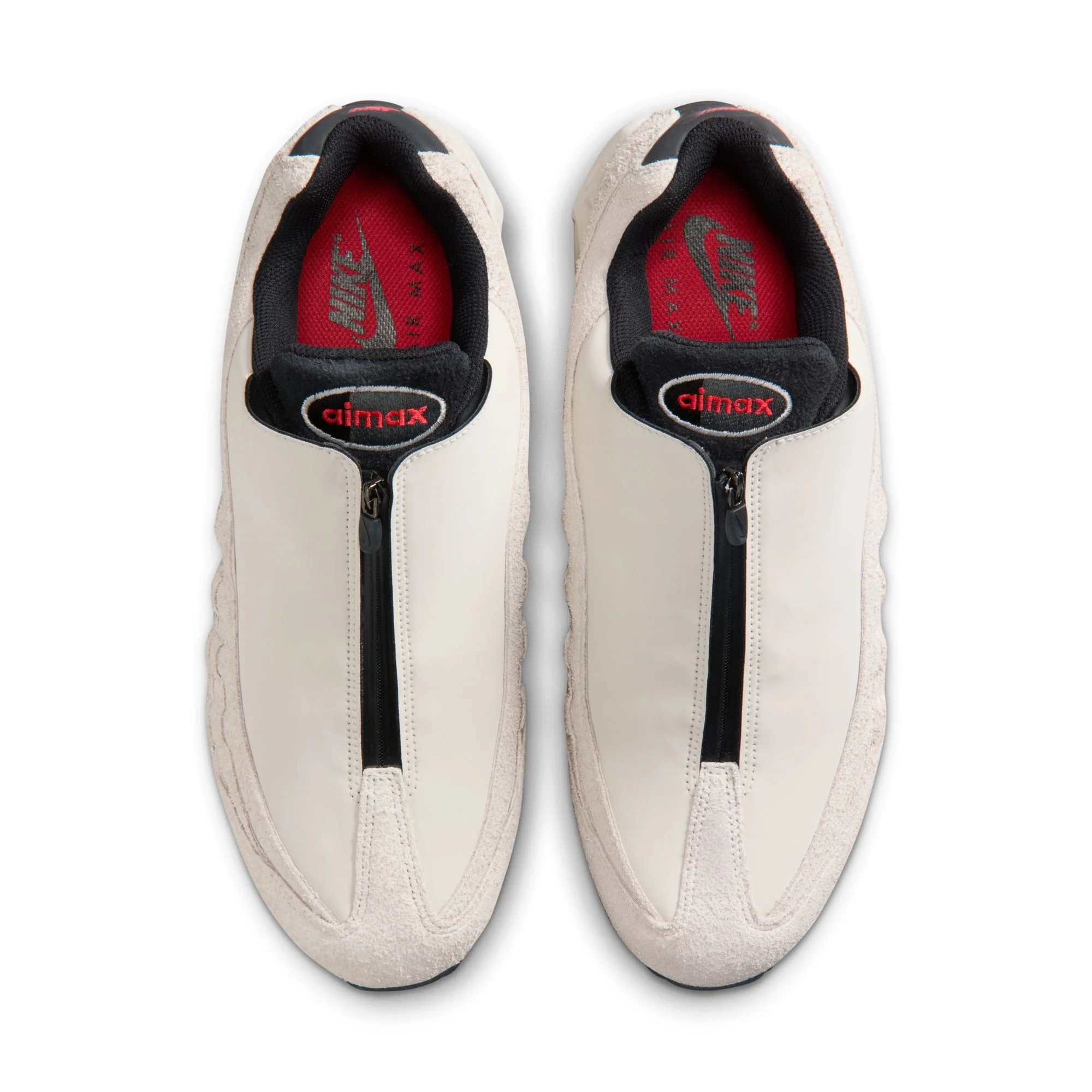 Nike Air Max 95 Big Bubble Men's Shoes Color: Phantom/black-lt Crimson-smoke Grey Style: IM0695-002 - Image 10