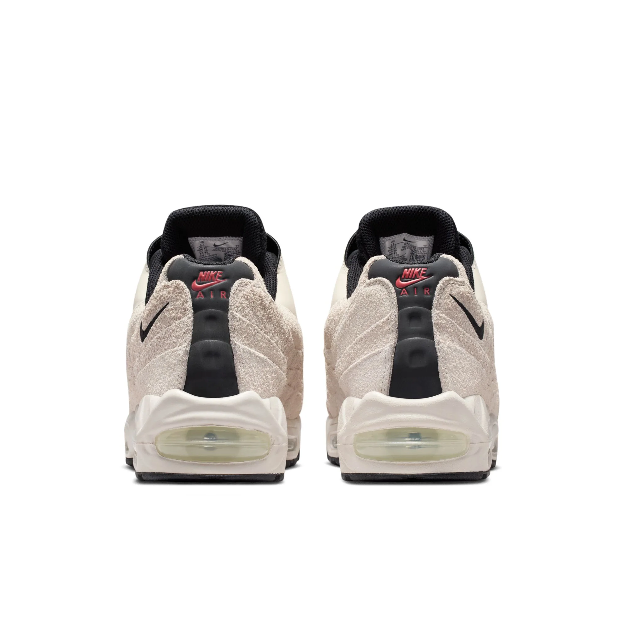 Nike Air Max 95 Big Bubble Men's Shoes Color: Phantom/black-lt Crimson-smoke Grey Style: IM0695-002 - Image 9