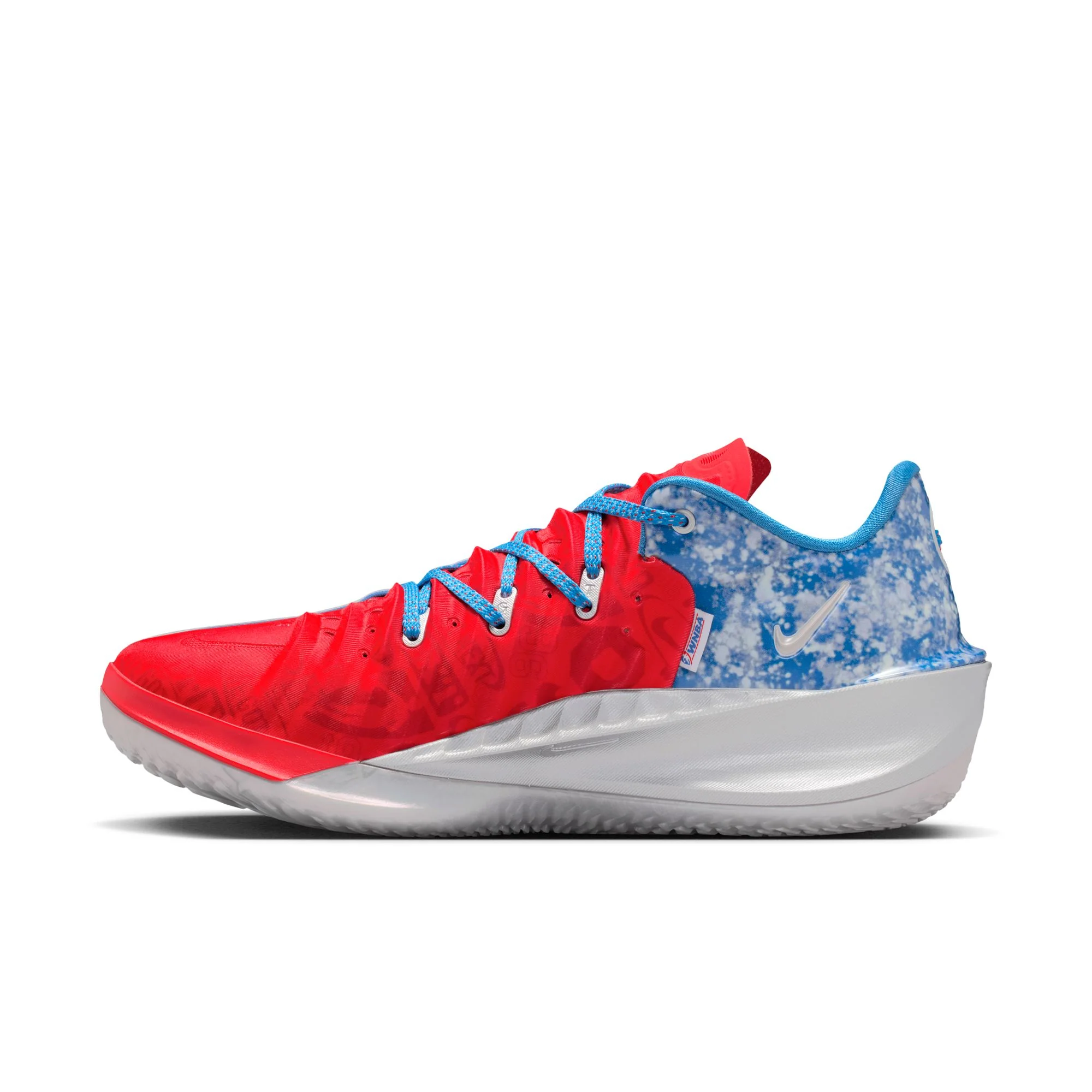 Nike G.T. Cut 4 "WNBA 30th" Color: LT PHOTO BLUE/ACTION RED-METALLIC SILVER Style: II7530-400 - Image 12