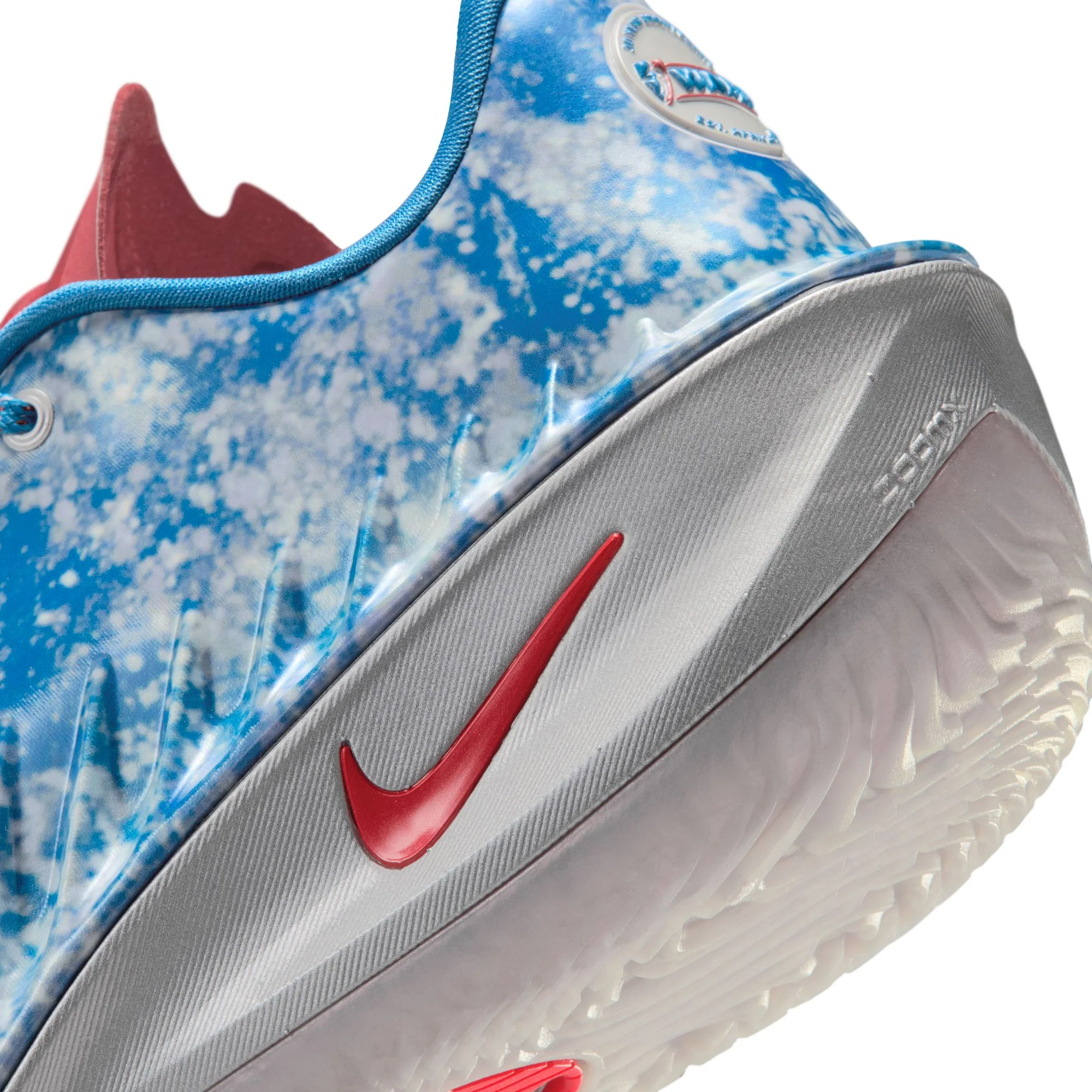 Nike G.T. Cut 4 "WNBA 30th" Color: LT PHOTO BLUE/ACTION RED-METALLIC SILVER Style: II7530-400 - Image 13