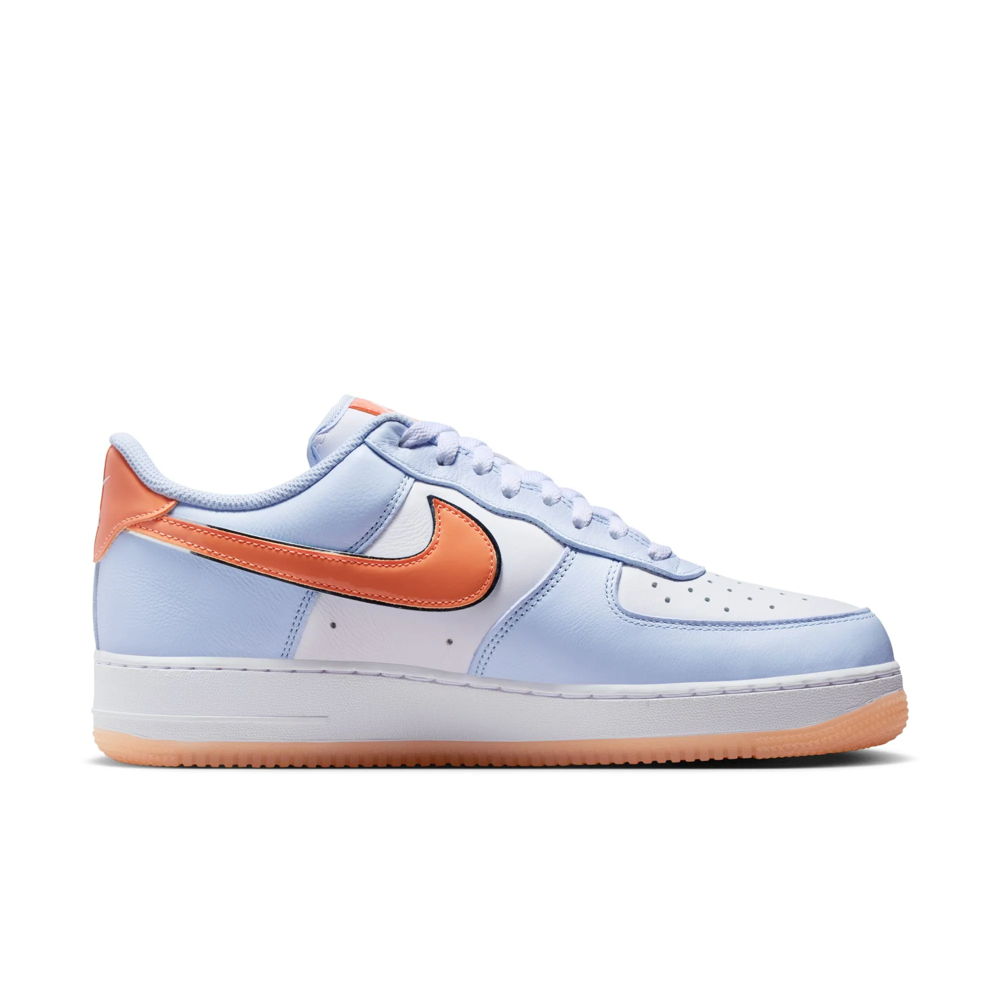 Nike Air Force 1 '07 Color: HYDROGEN BLUE/METALLIC SILVER-WHITE Style: IR1980-407 - Image 5