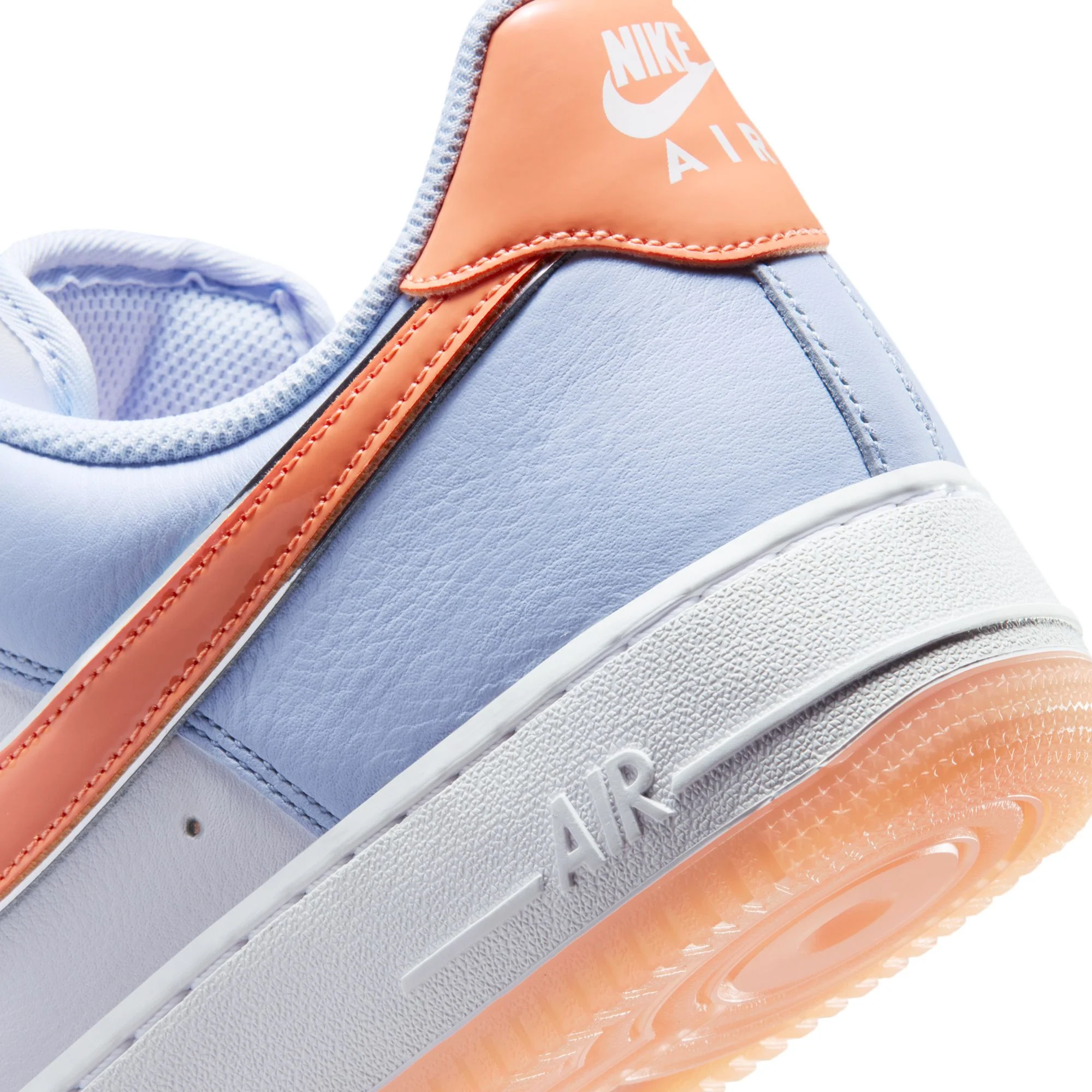 Nike Air Force 1 '07 Color: HYDROGEN BLUE/METALLIC SILVER-WHITE Style: IR1980-407 - Image 8