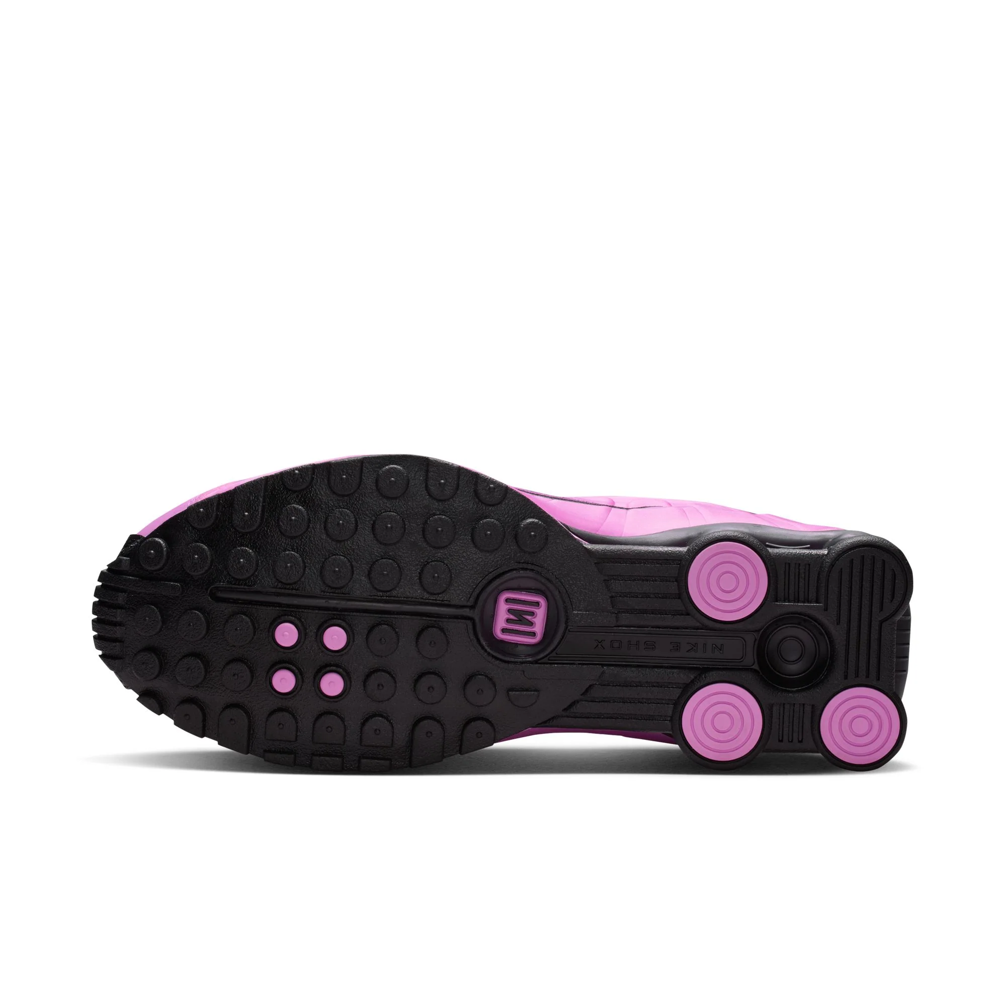 Nike Women's Shox R4 Color: BLACK/LT MAGENTA-BLACK Style: AR3565-014 - Image 4