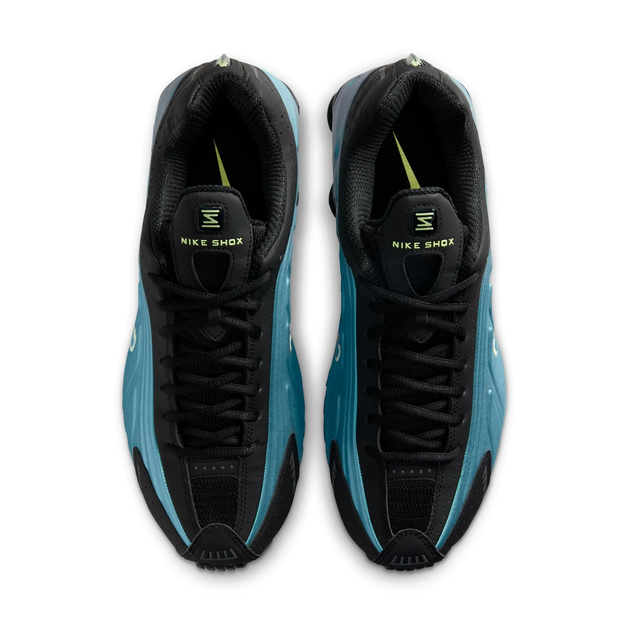 Nike Shox R4 Men's Shoes Color: Sapphire/lt Liquid Lime-pencil Point Style: IF4849-500 - Image 9