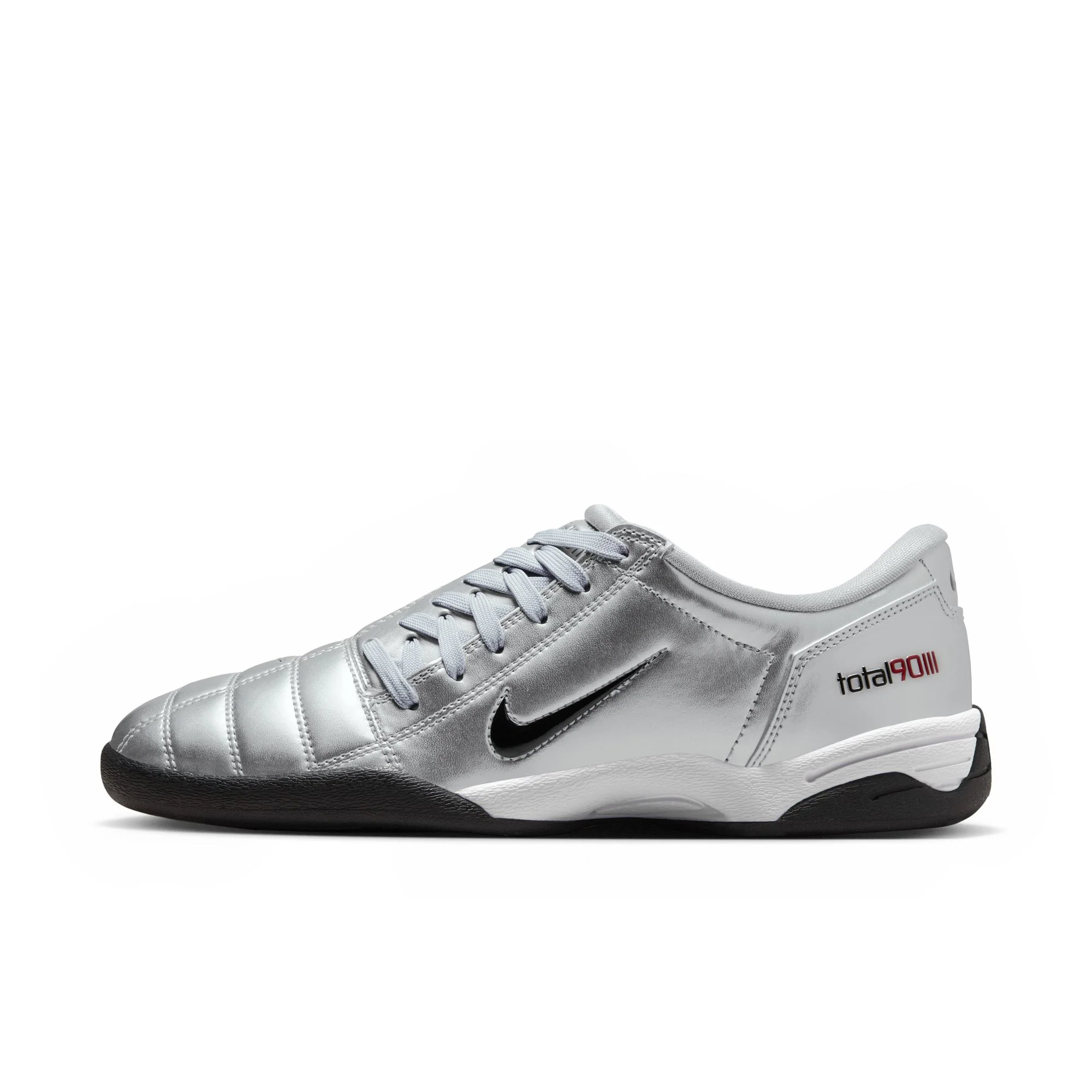 Nike Total 90 Women's Shoes Color: Metallic Silver/black-university Red Style: IM7595-001 - Image 10