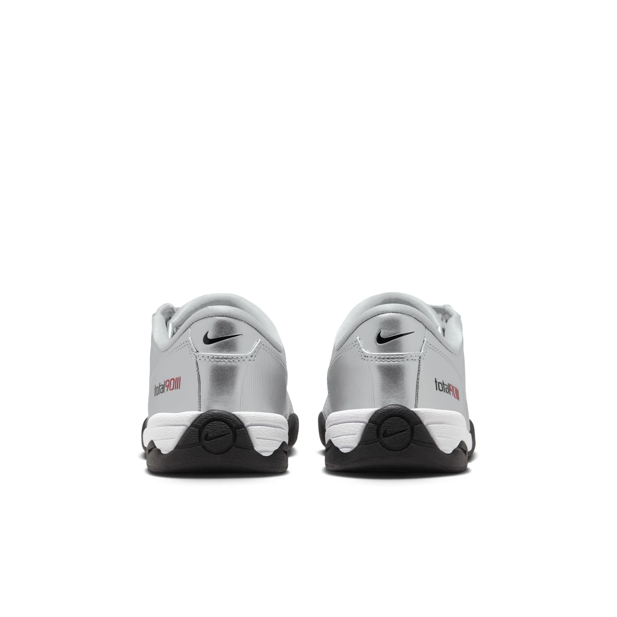 Nike Total 90 Women's Shoes Color: Metallic Silver/black-university Red Style: IM7595-001 - Image 8