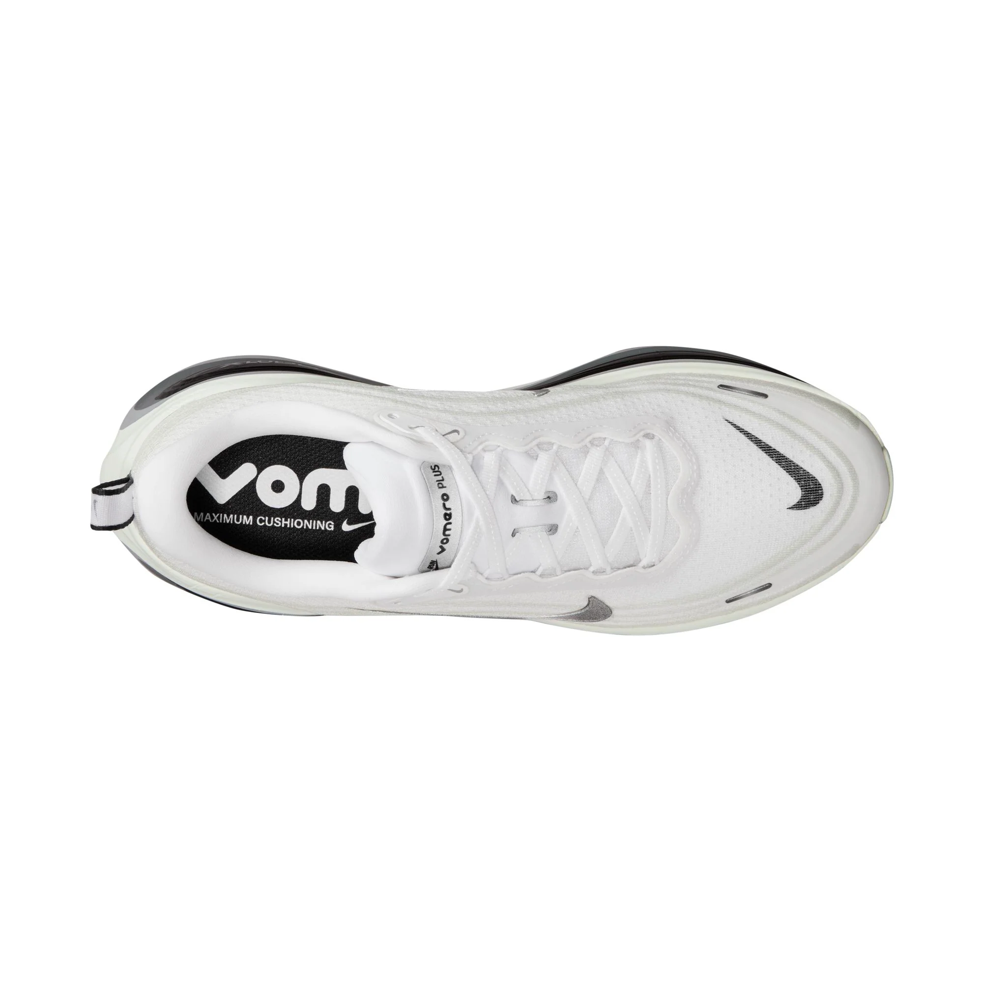 Nike Vomero Plus Color: WHITE/METALLIC SILVER-BLACK-COOL GREY Style: II7181-102 - Image 5
