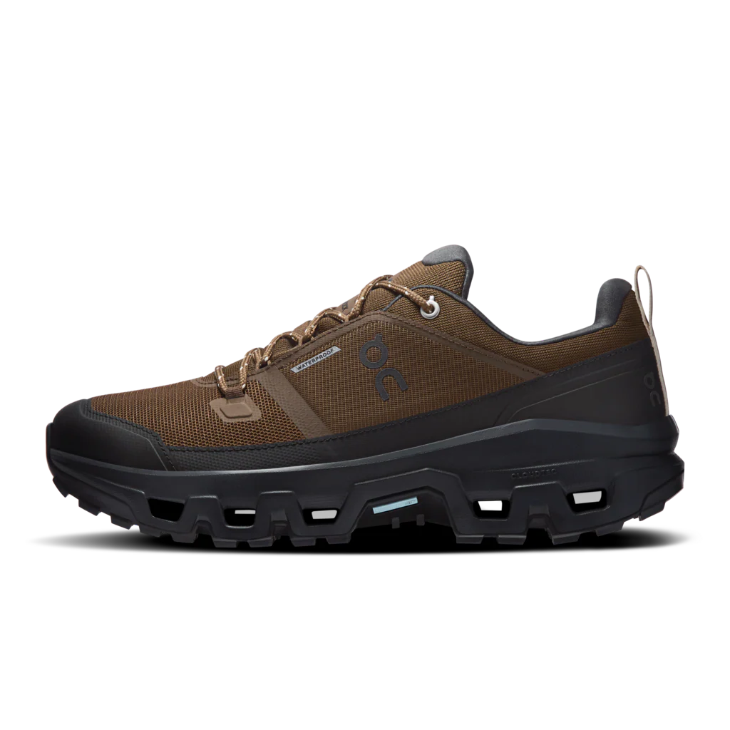 ON Cloudrock Low WP 1 Men Earth | Black 3MF10254228 - Image 8