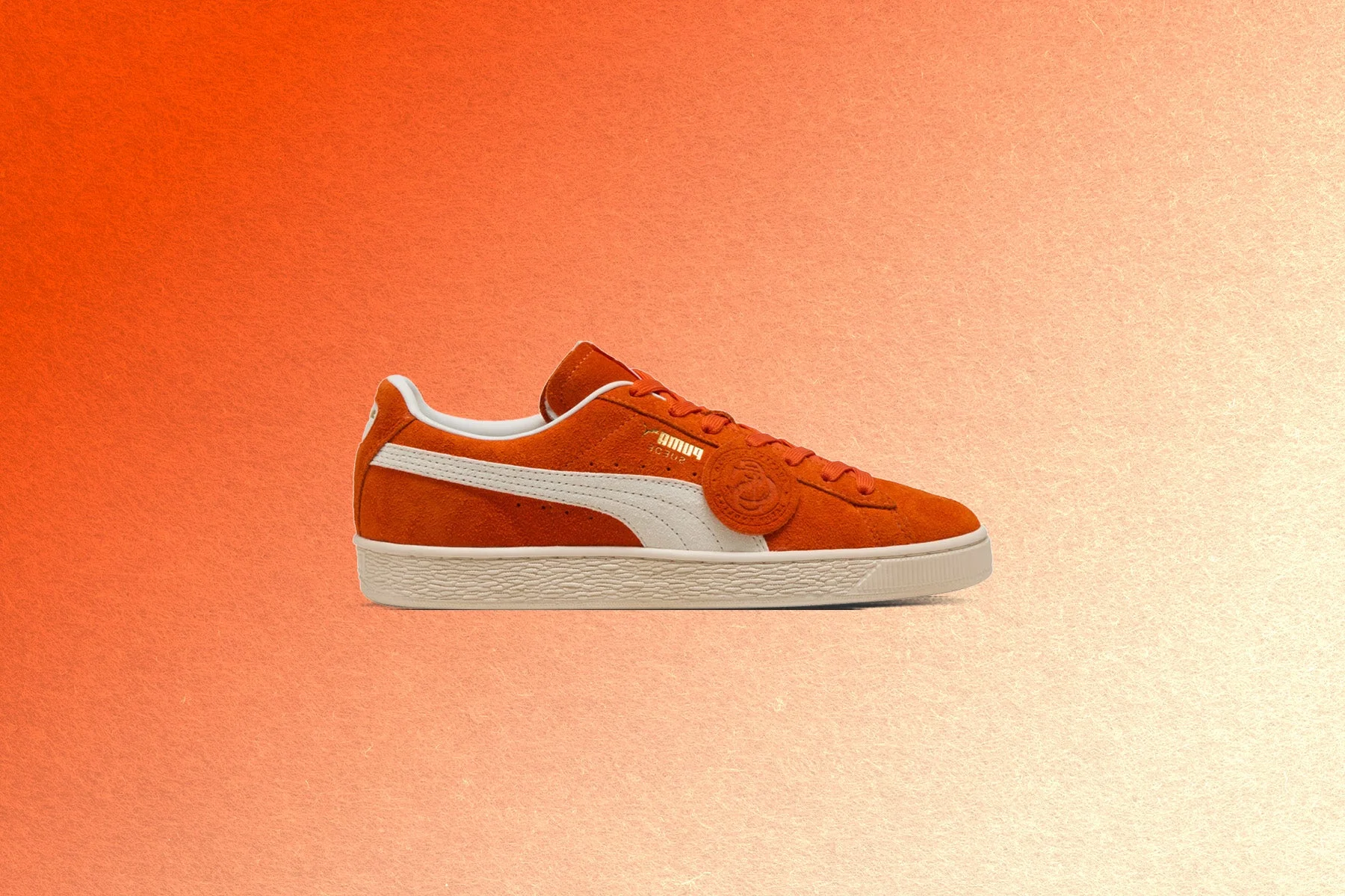 PUMA SUEDE CHARLES F. STEAD IV , ORANGE,40376602 - Image 4