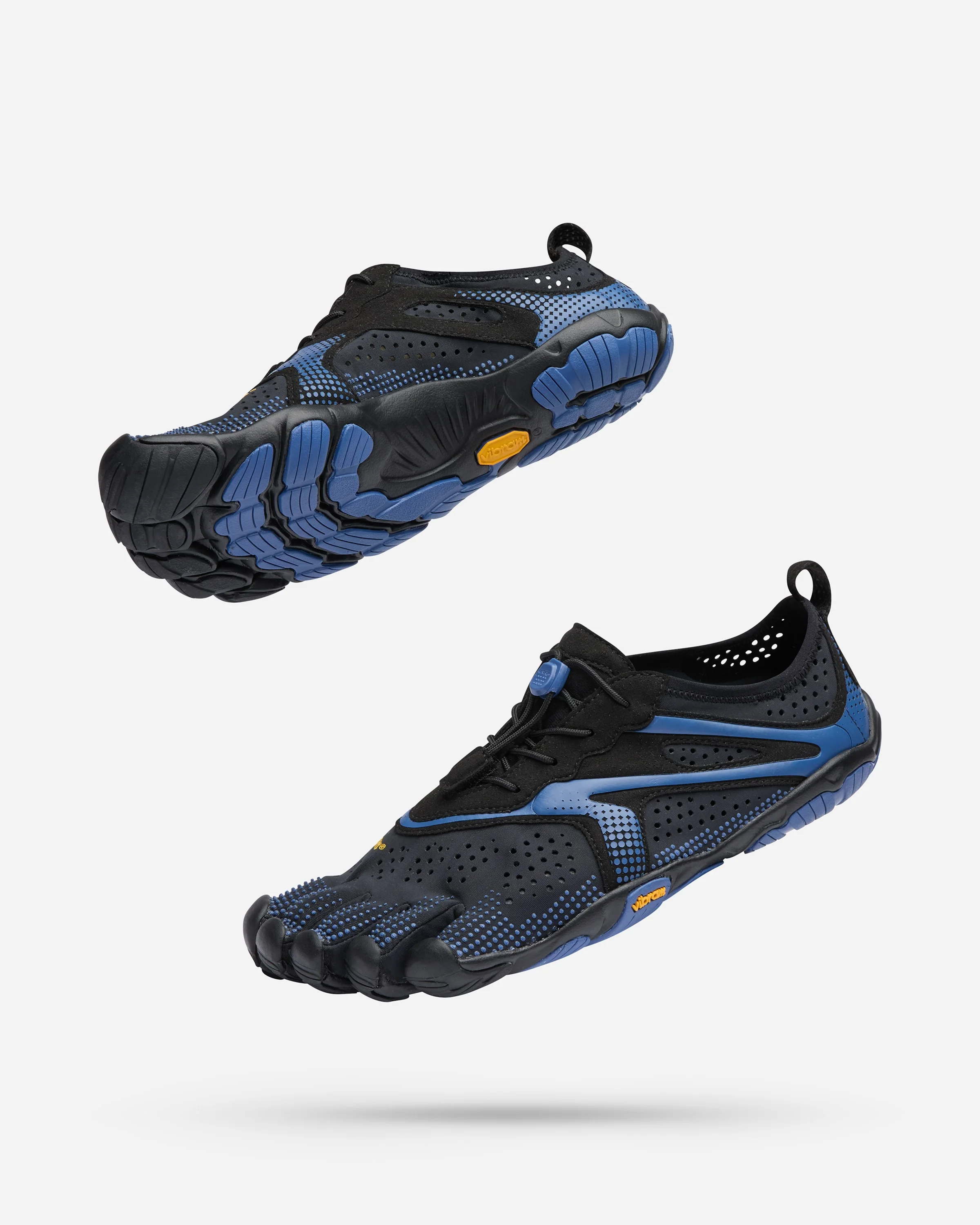 Vibram FIVEFINGES V-RUN Mens BLACK/BLUE 25M7004 - Image 2