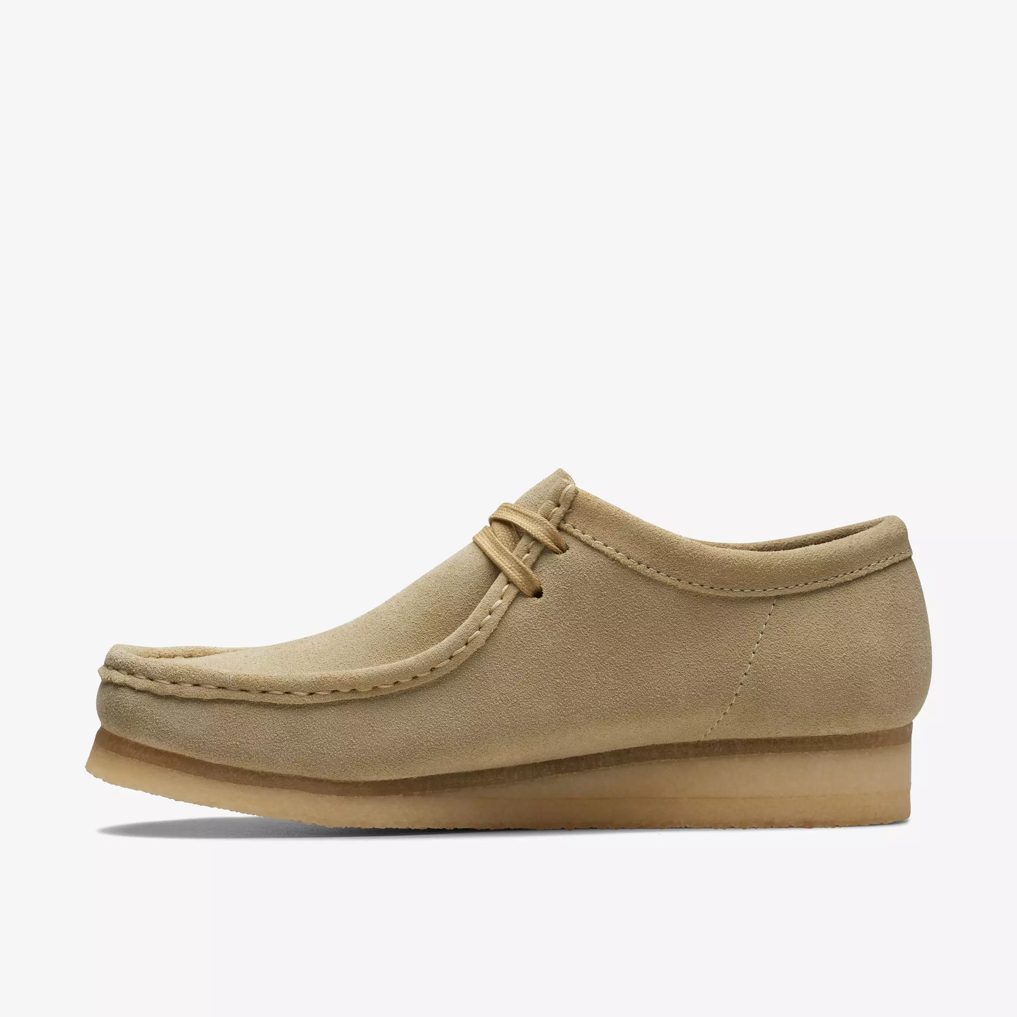 Clarks Wallabee Mens Shoes Color: Maple Suede Style: 26155545 - Image 2