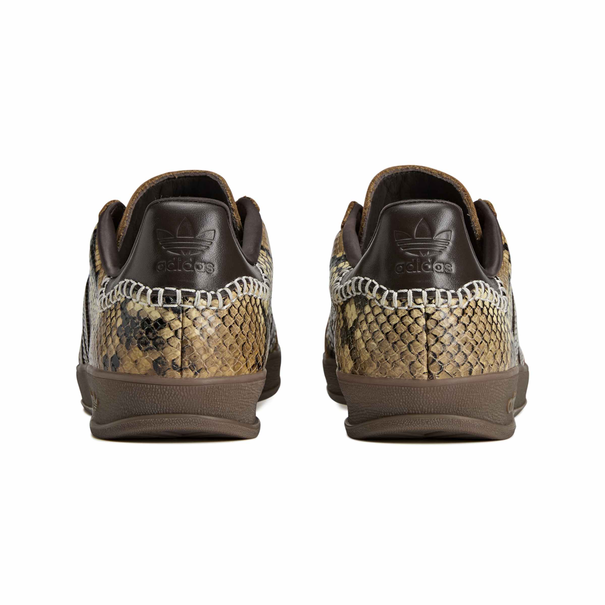 adidas WB Gazelle Snake Mens Shoes Color: Super Color/Dark Brown/Cloud White Style: KK3641 - Image 10