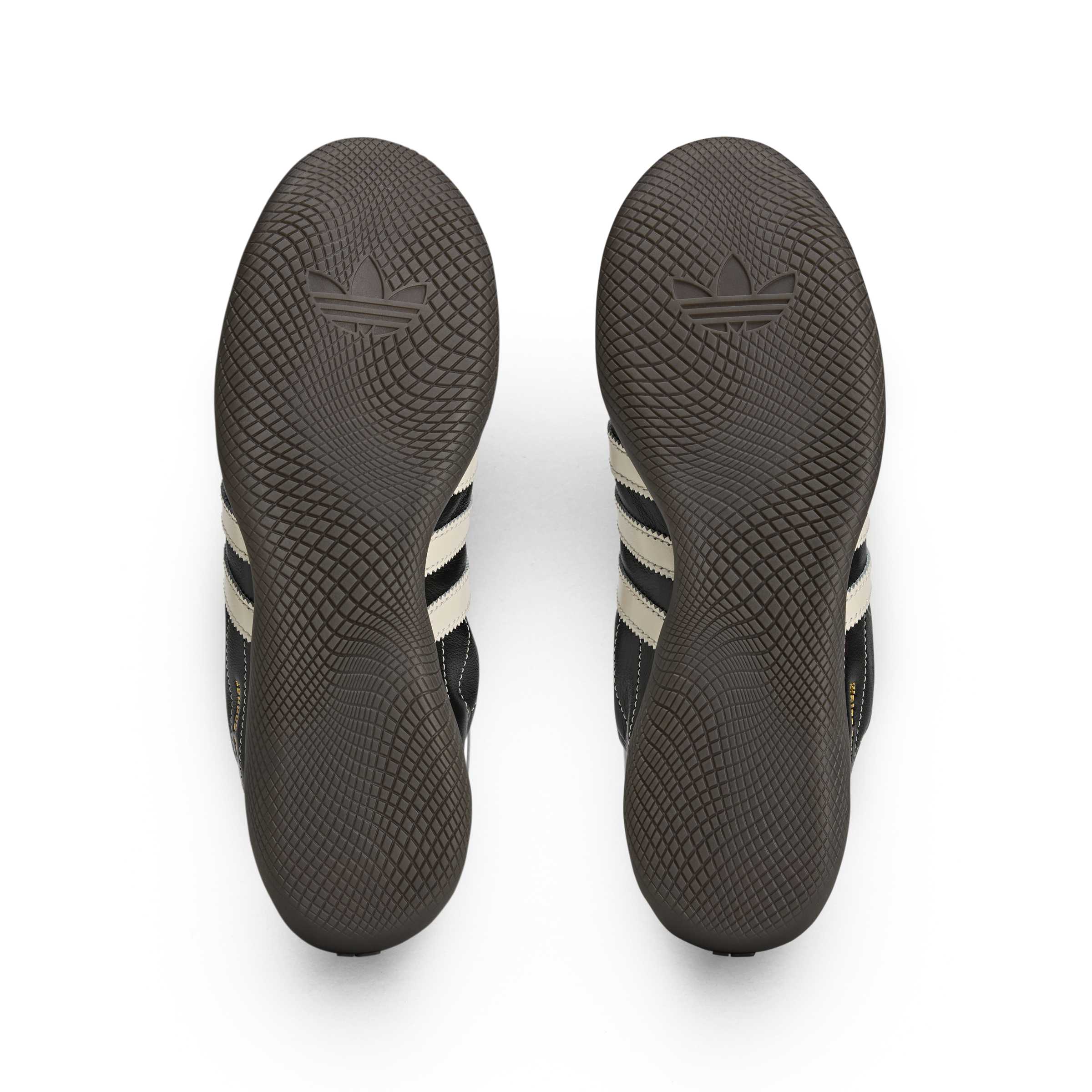 adidas WB Karintha OG Mens Shoes Color: Core Black/Cloud White/Lush Blue Style: KI8476 - Image 5
