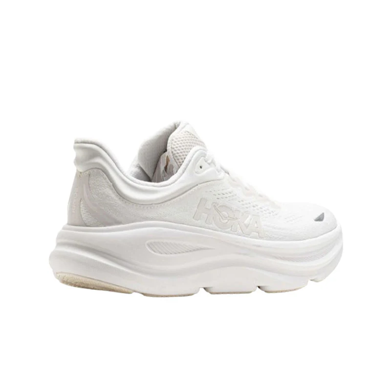 Women's Hoka One One Bondi 9 White/White 1162012-WWH - Image 3